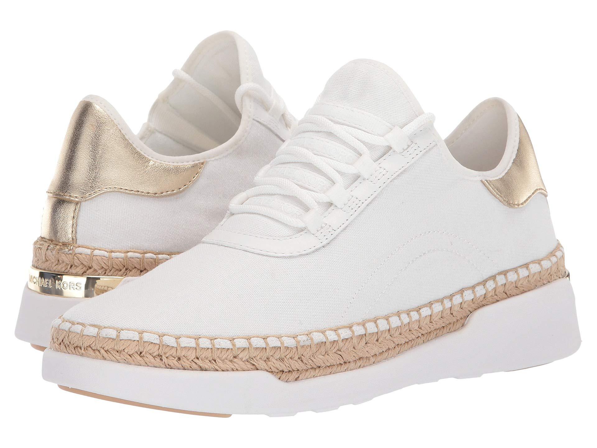 michael kors finch sneakers white