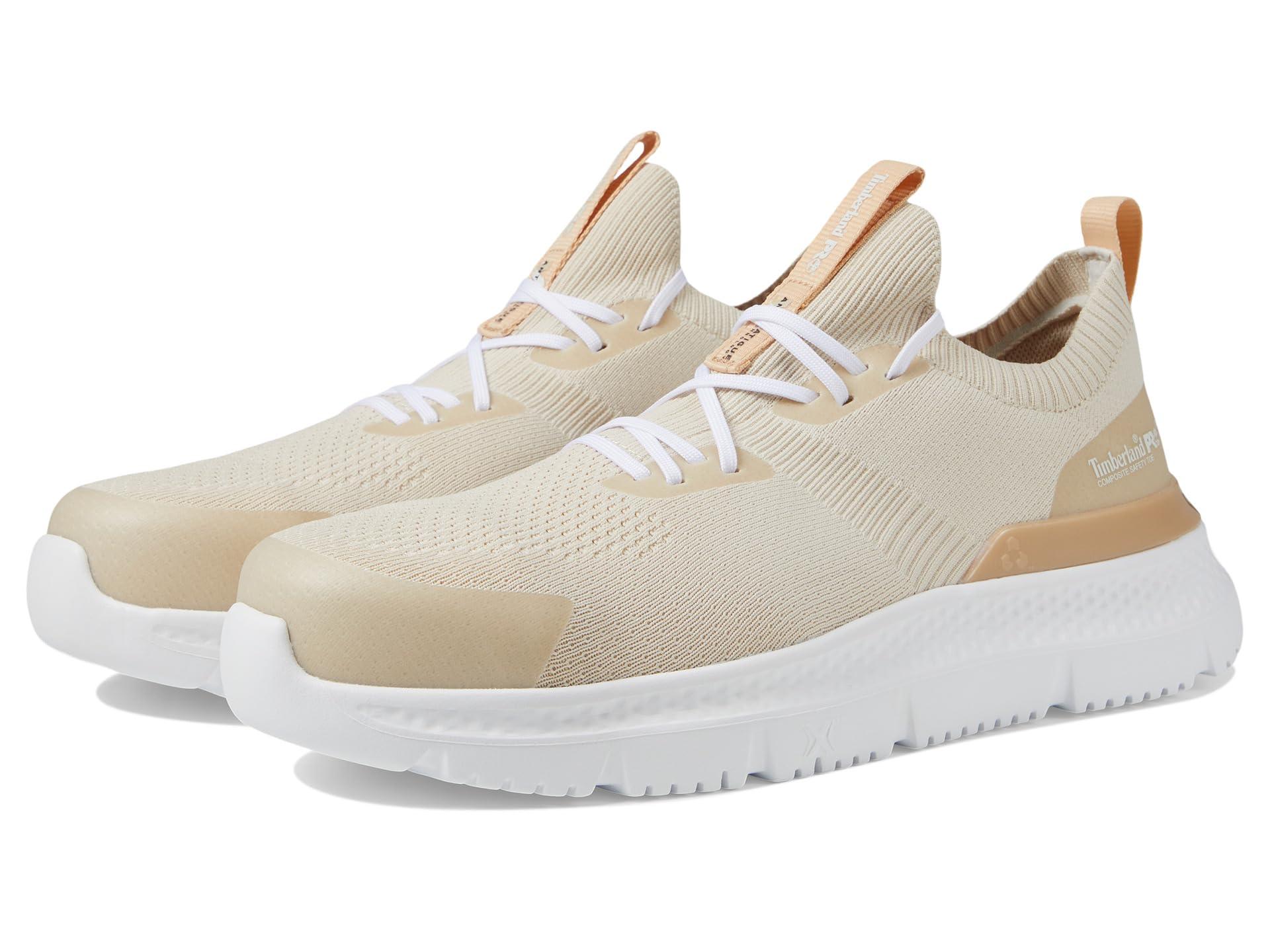 Timberland Setra Knit Composite Safety Toe in White Lyst