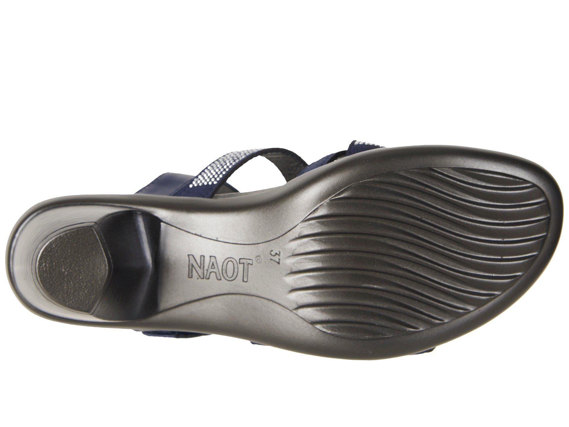 Naot Formal (polar Sea Leather/dark Blue/nickel Rivets) Women's Shoes - Lyst