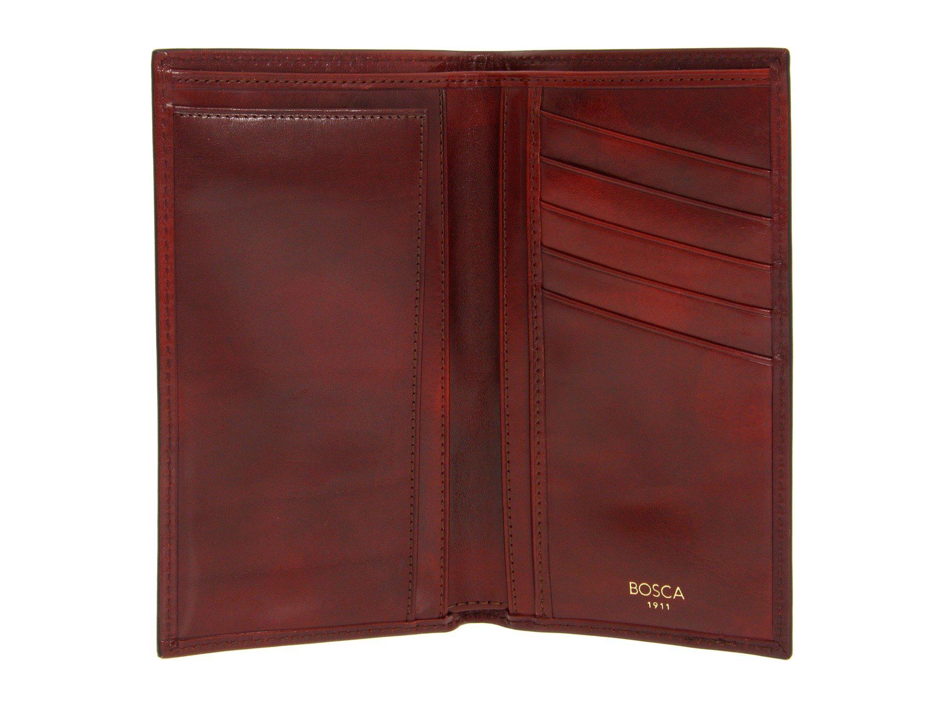 Bosca Old Leather Collection Coat Pocket Wallet in Cognac Leather (Brown) for Men Lyst