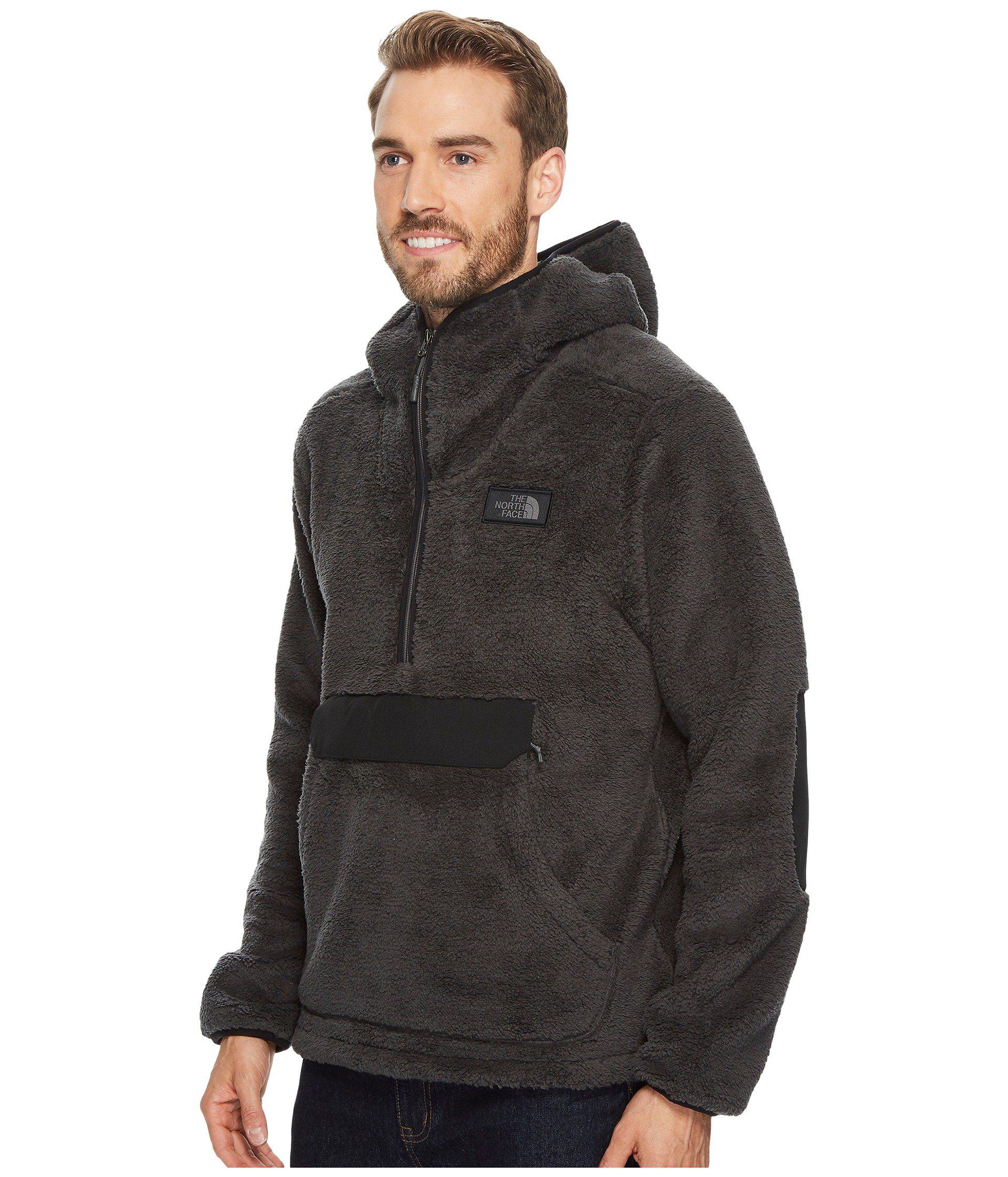 the north face campshire pullover hoodie in black