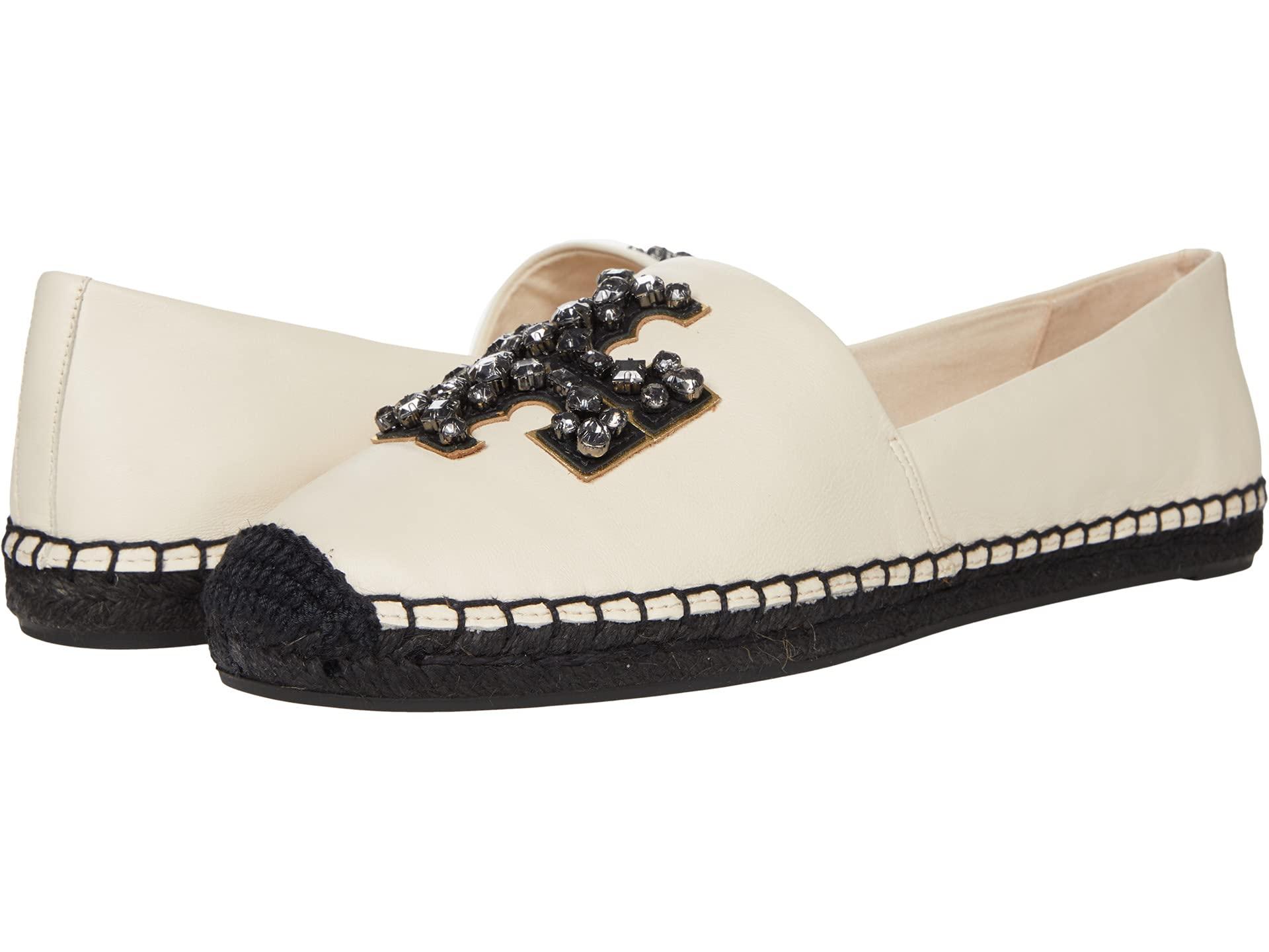 Tory Burch Ines Embellished Espadrille in White | Lyst