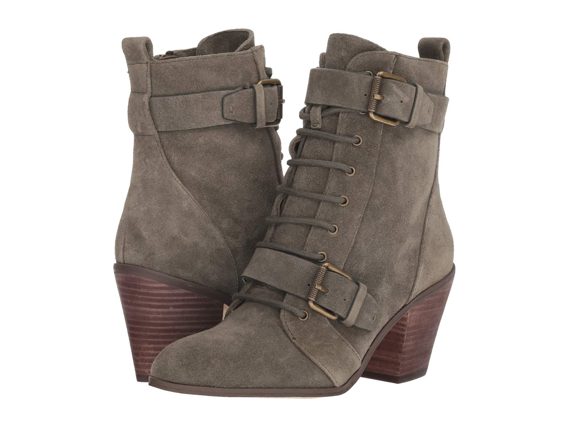 splendid carleton buckle leather booties