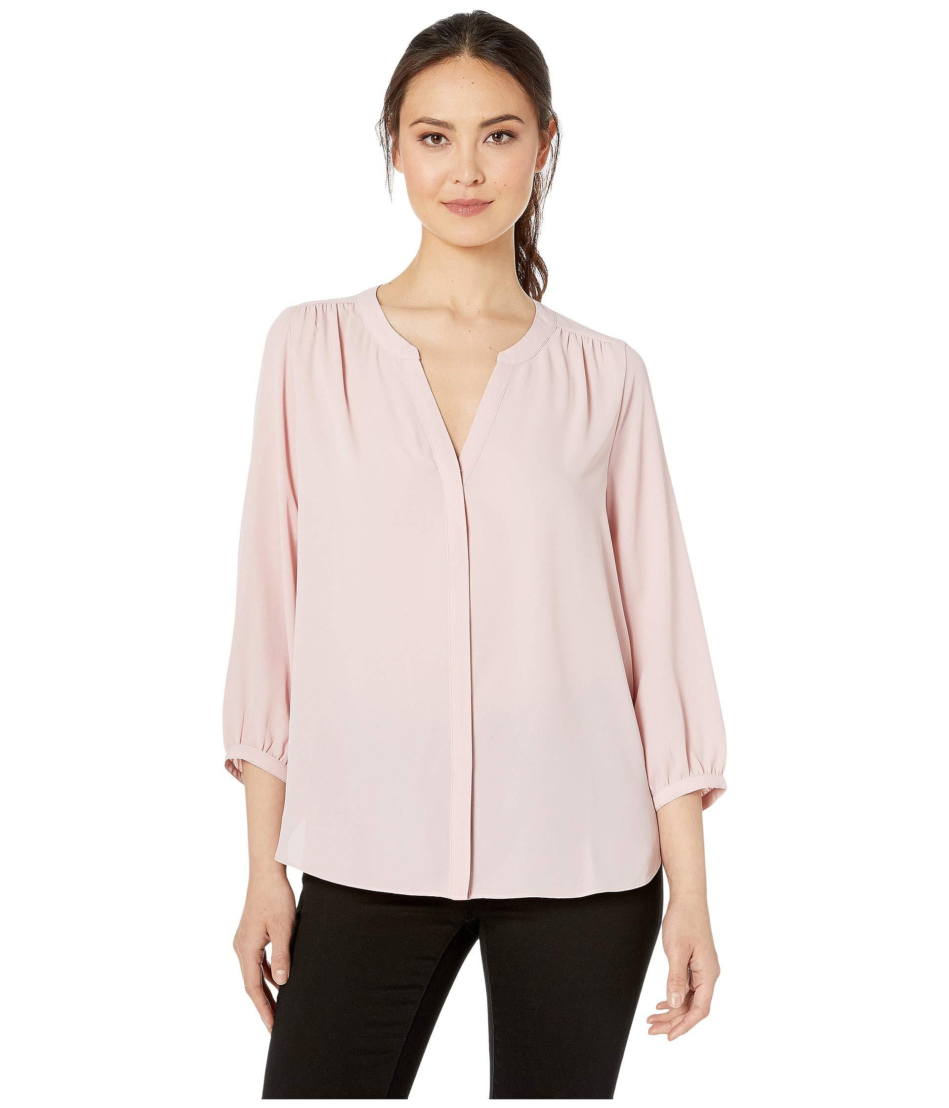 nydj ruffle neck blouse