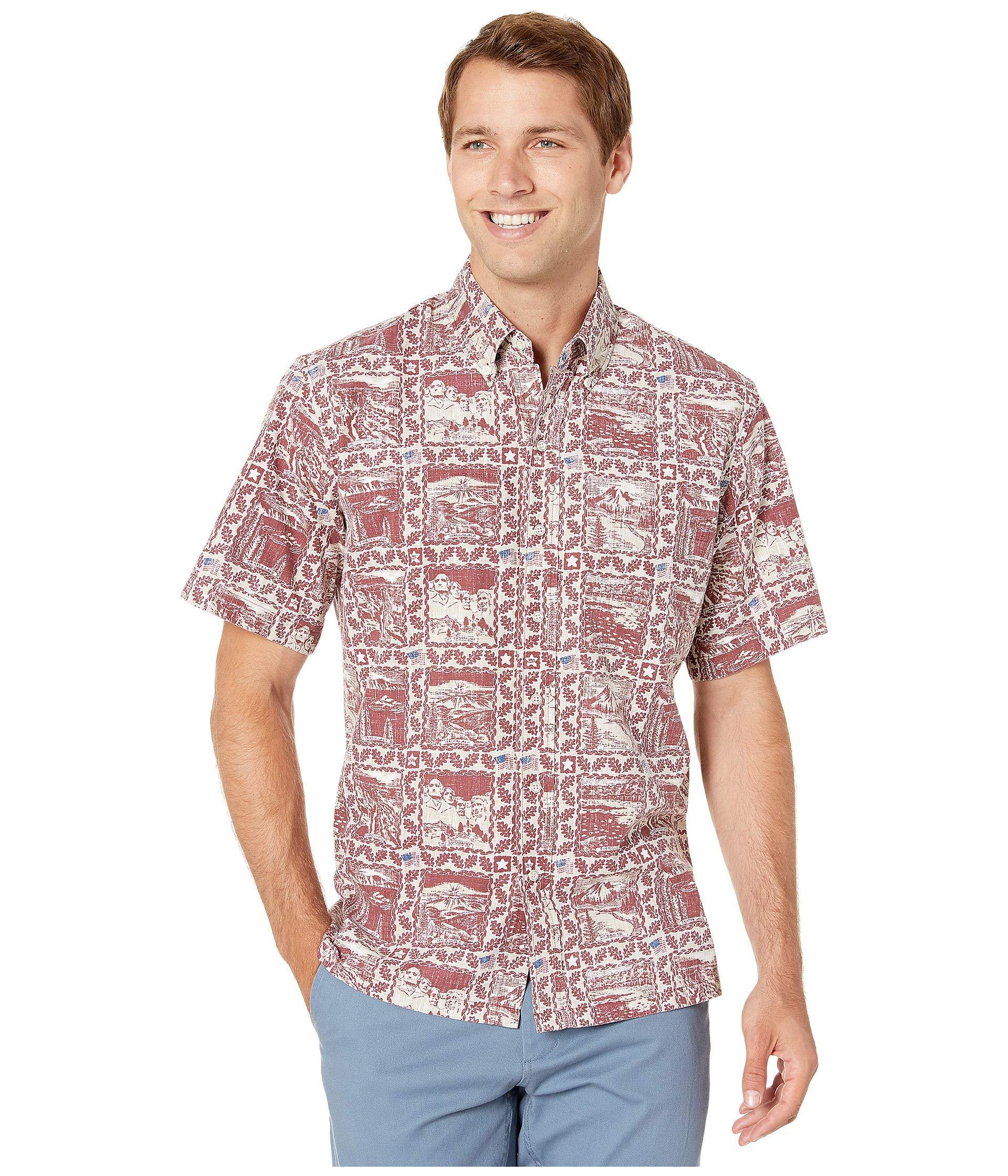 Reyn Spooner Cotton Summer Commemorative Classic Fit in Red for Men - Lyst