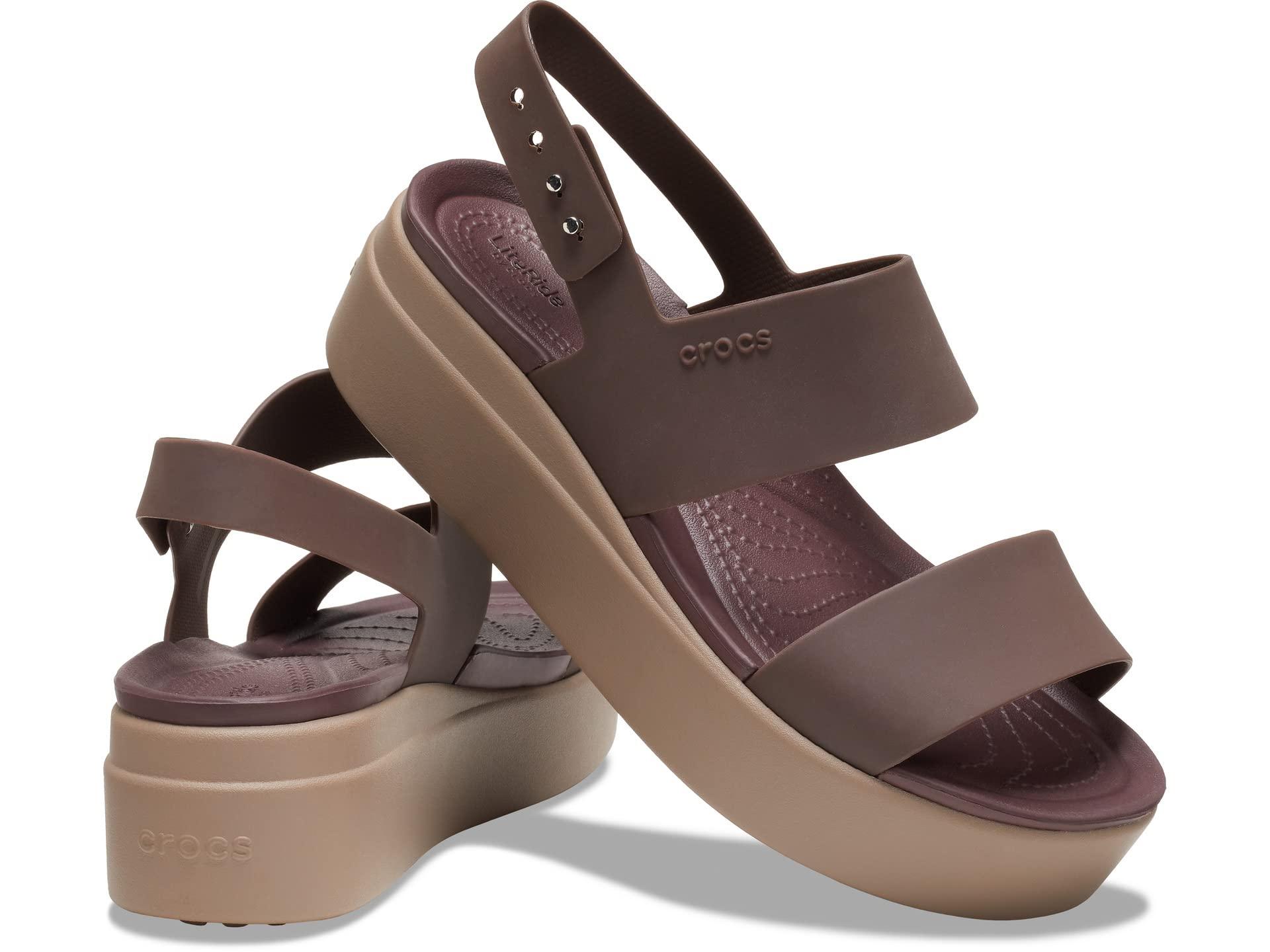 Crocs™ Brooklyn Low Wedge in Natural | Lyst