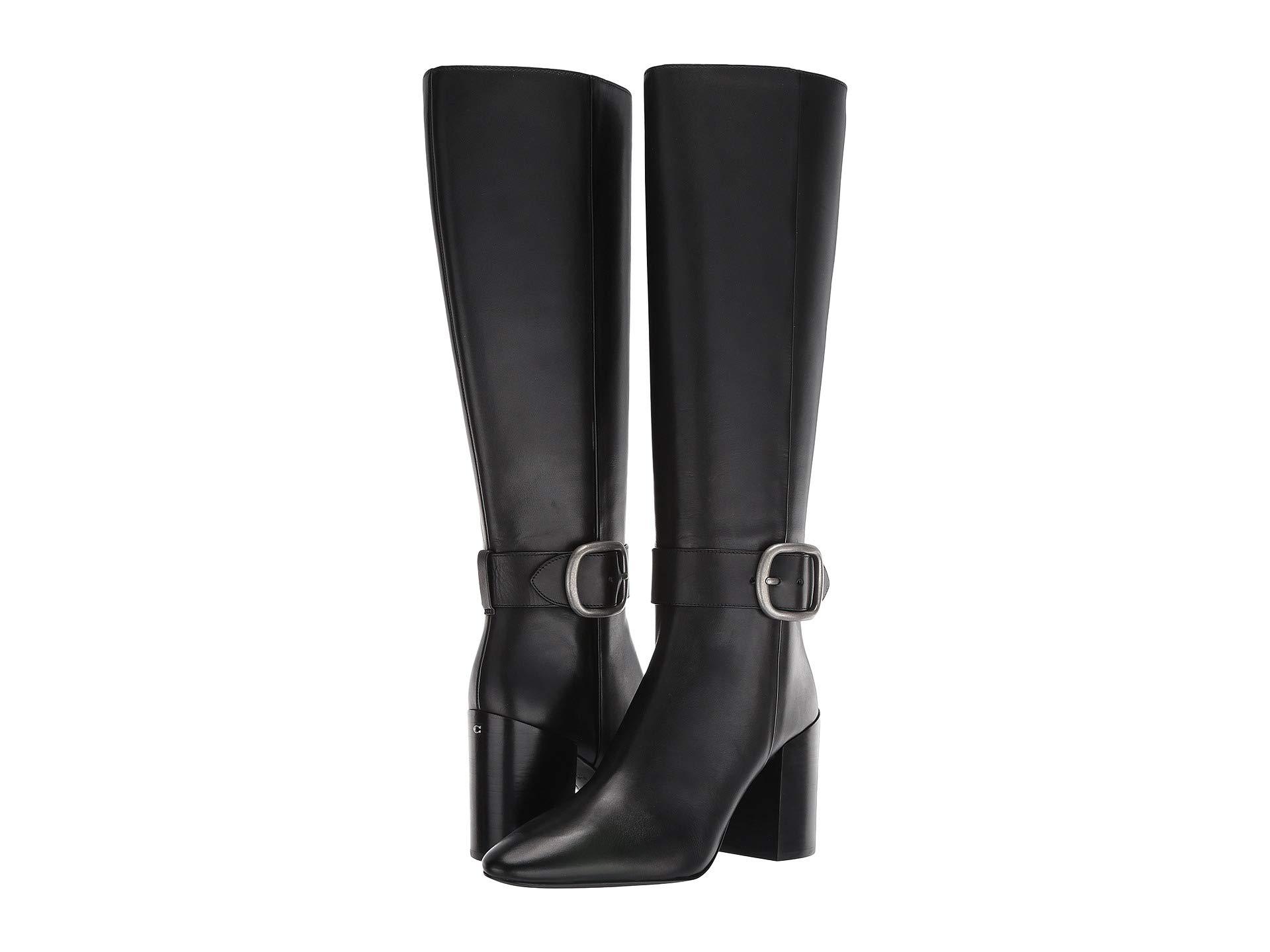 coach boots with buckle