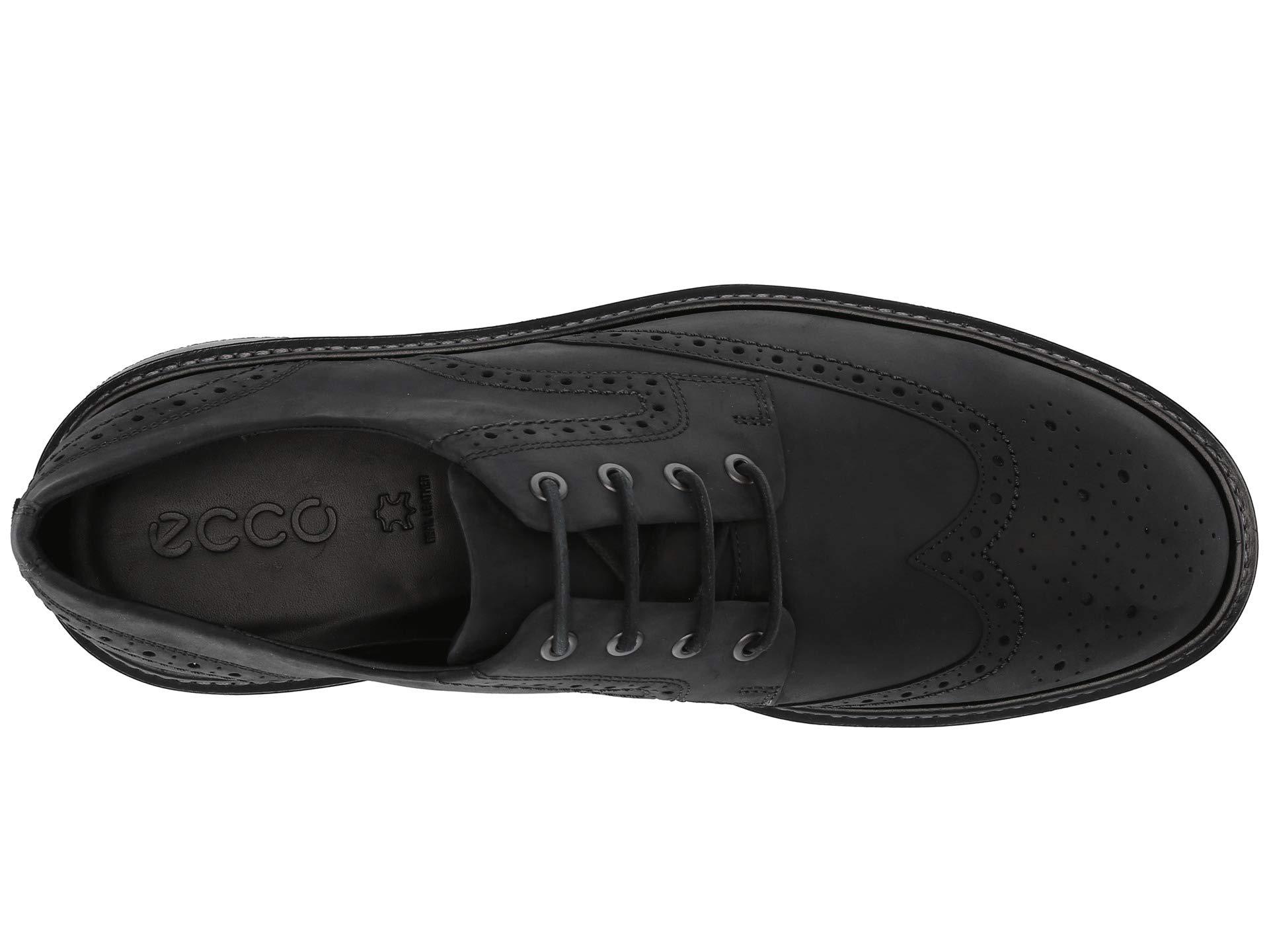 ecco lhasa brogue tie black