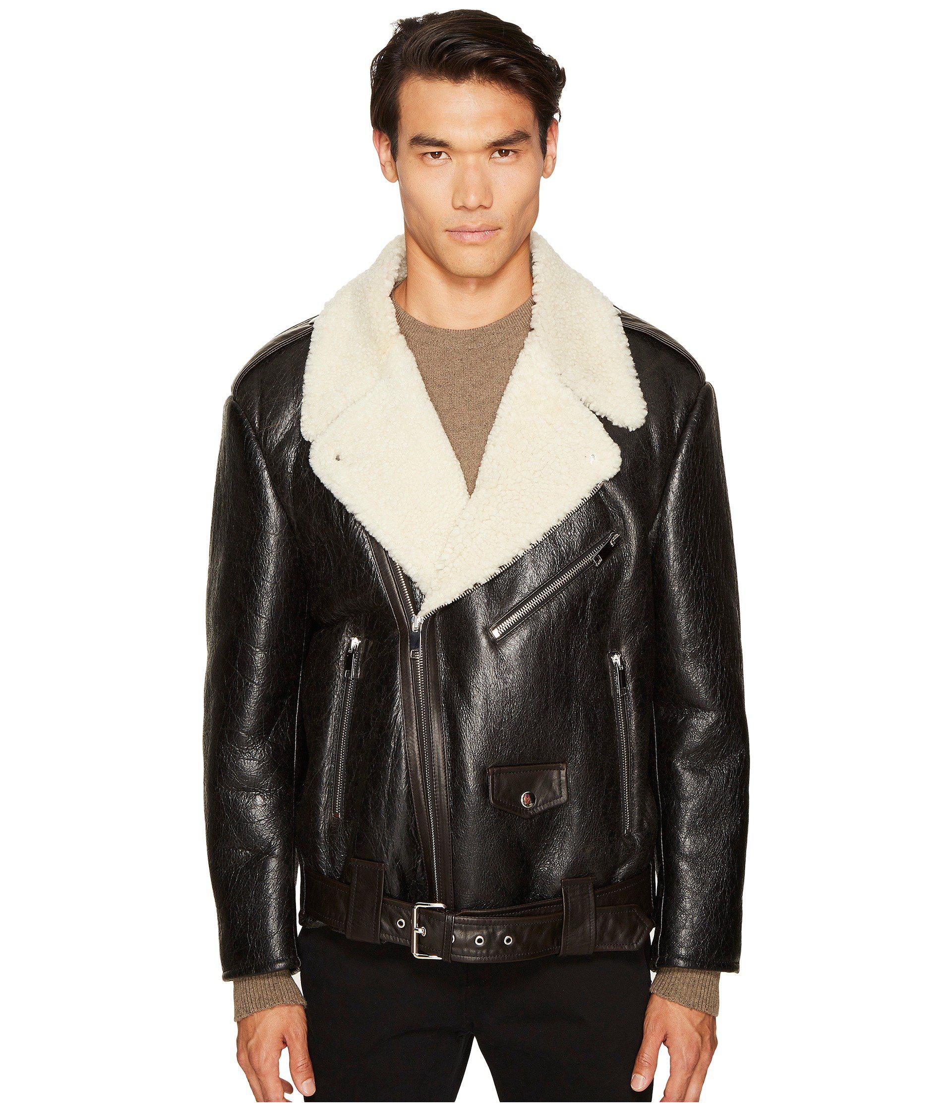 marc jacobs shearling jacket