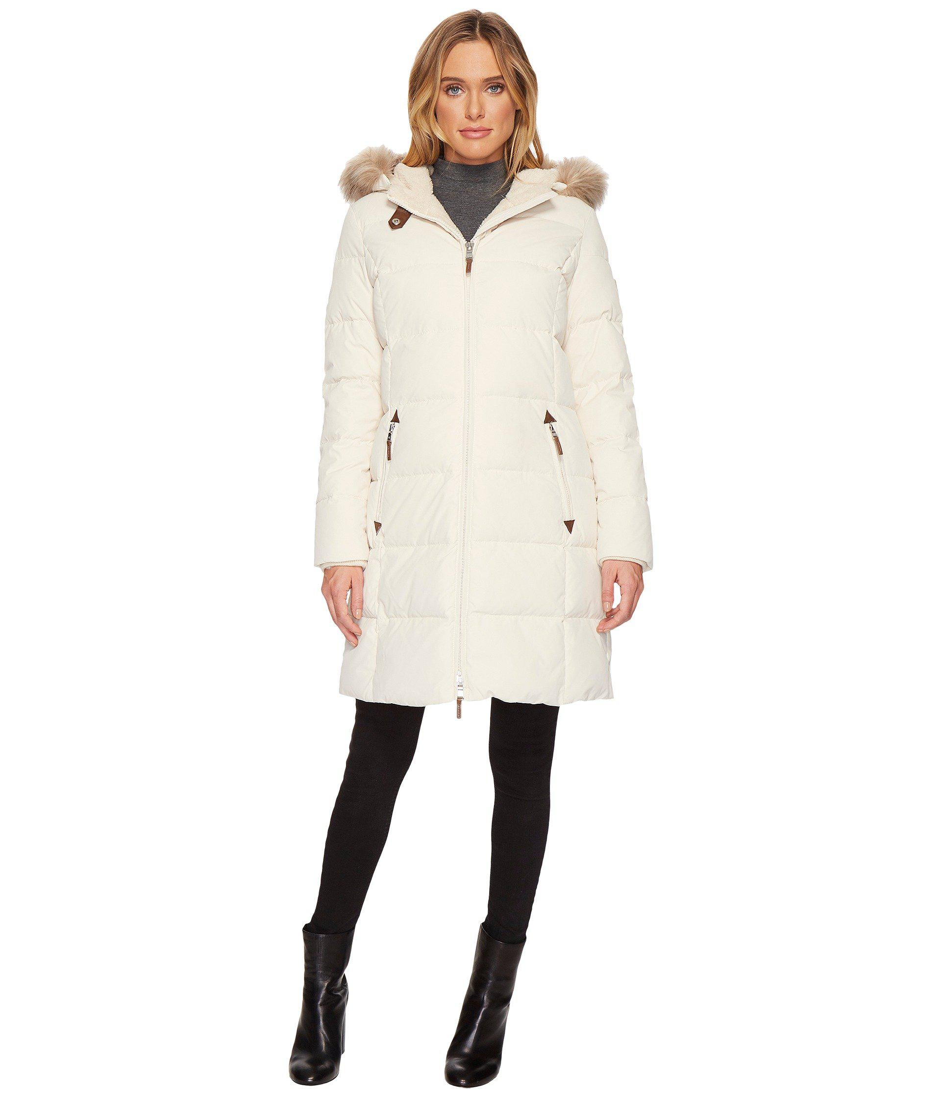 ralph lauren moda cream coat