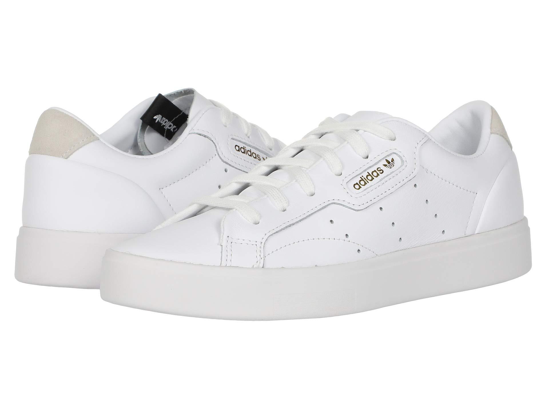 adidas originals white sleek