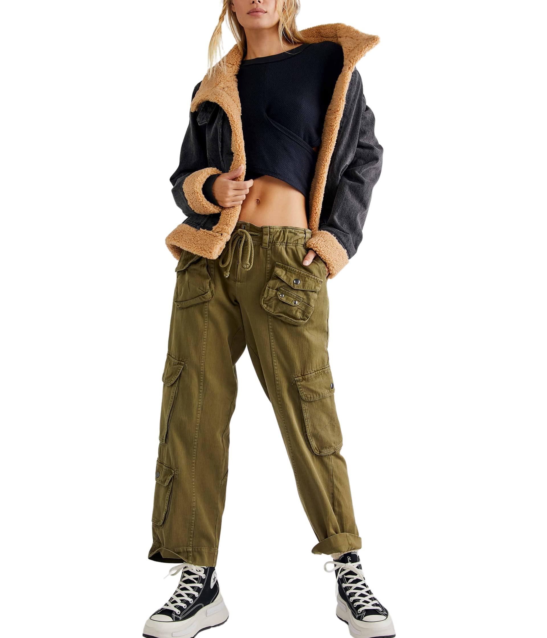 Free People Tahiti Cargo Pants in Green Lyst