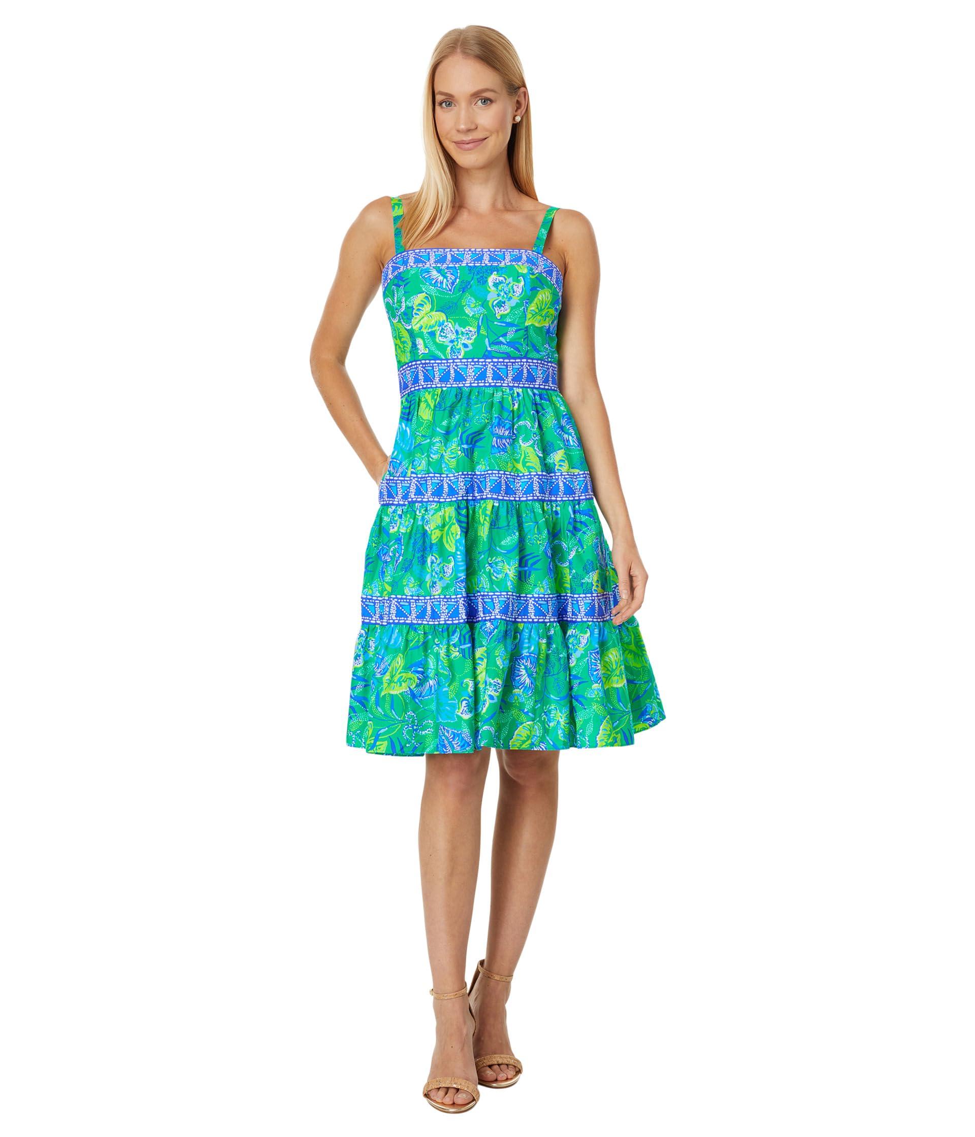 Lilly Pulitzer Casidee Cotton Dress in Blue Lyst