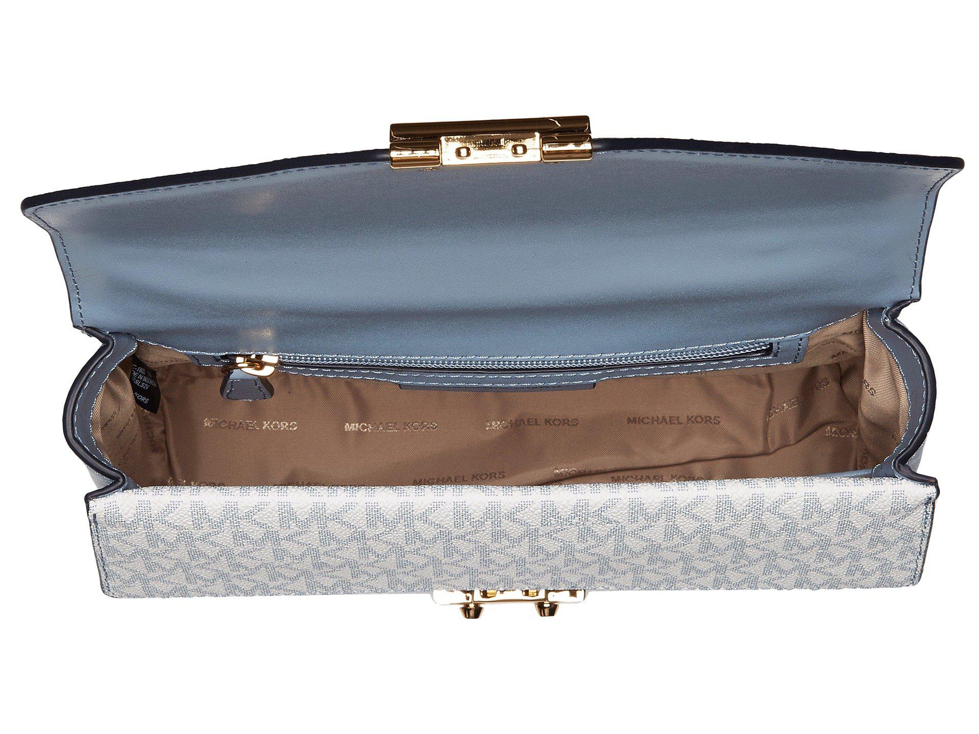 MICHAEL Michael Kors Leather Sloan Medium Double Flap Tophandle