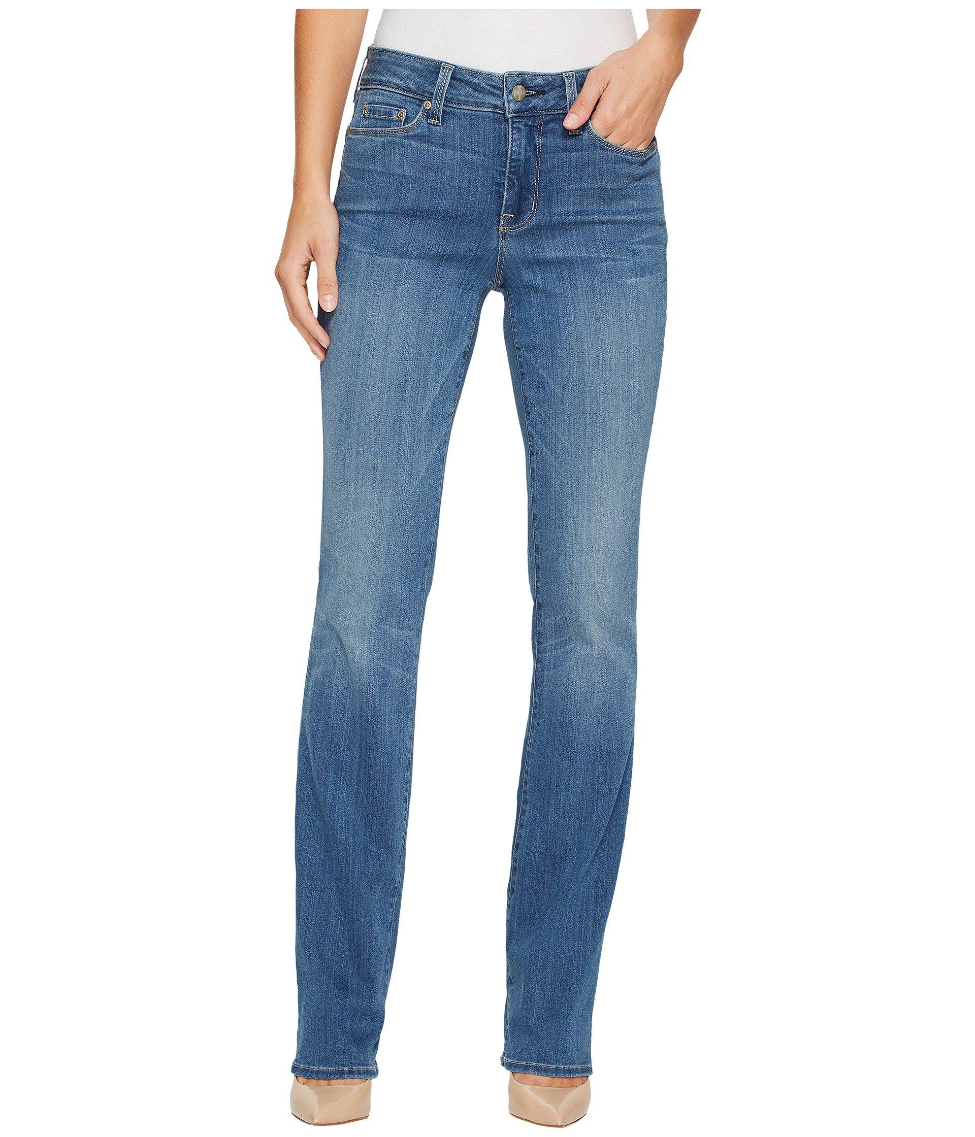 NYDJ Marilyn Straight Jeans In Sure Stretch Denim In Colmar in Blue | Lyst