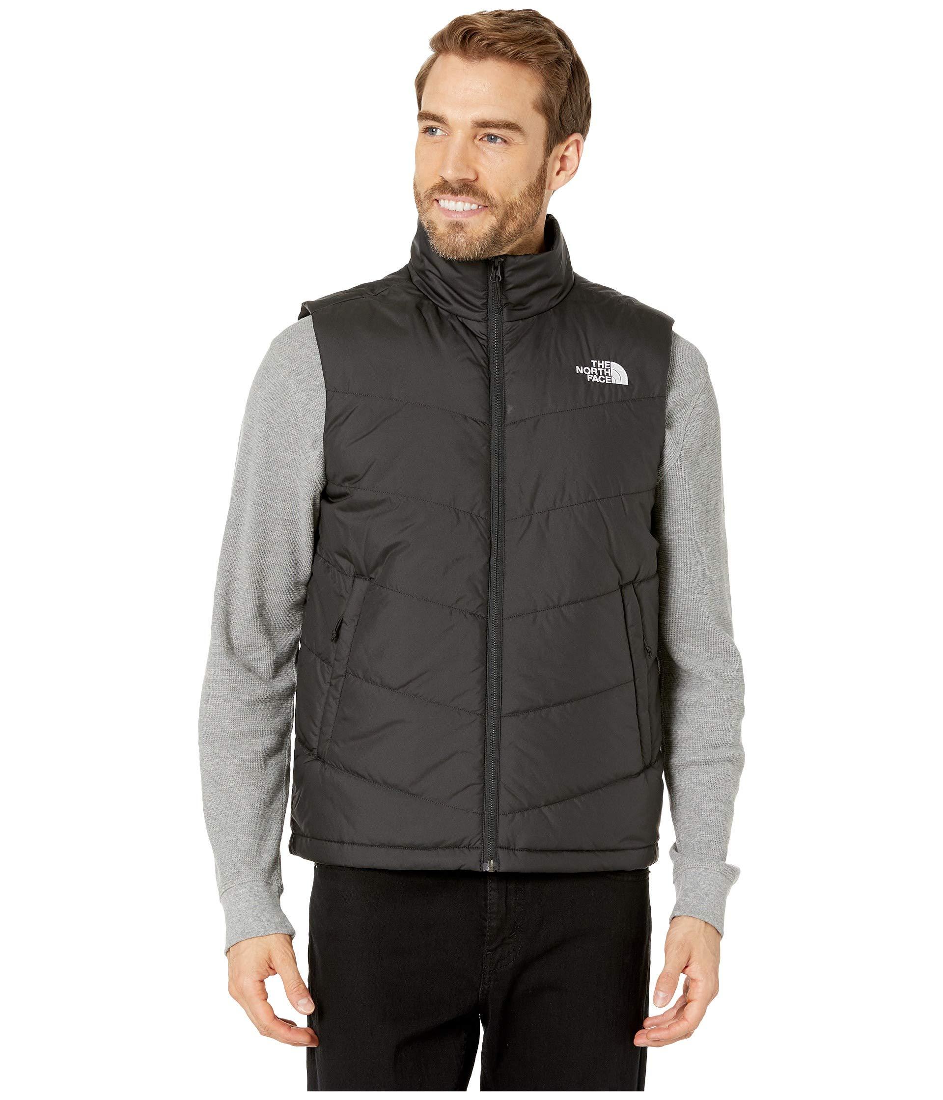 The North Face Synthetic Junction Insulated Vest in Black for Men - Lyst