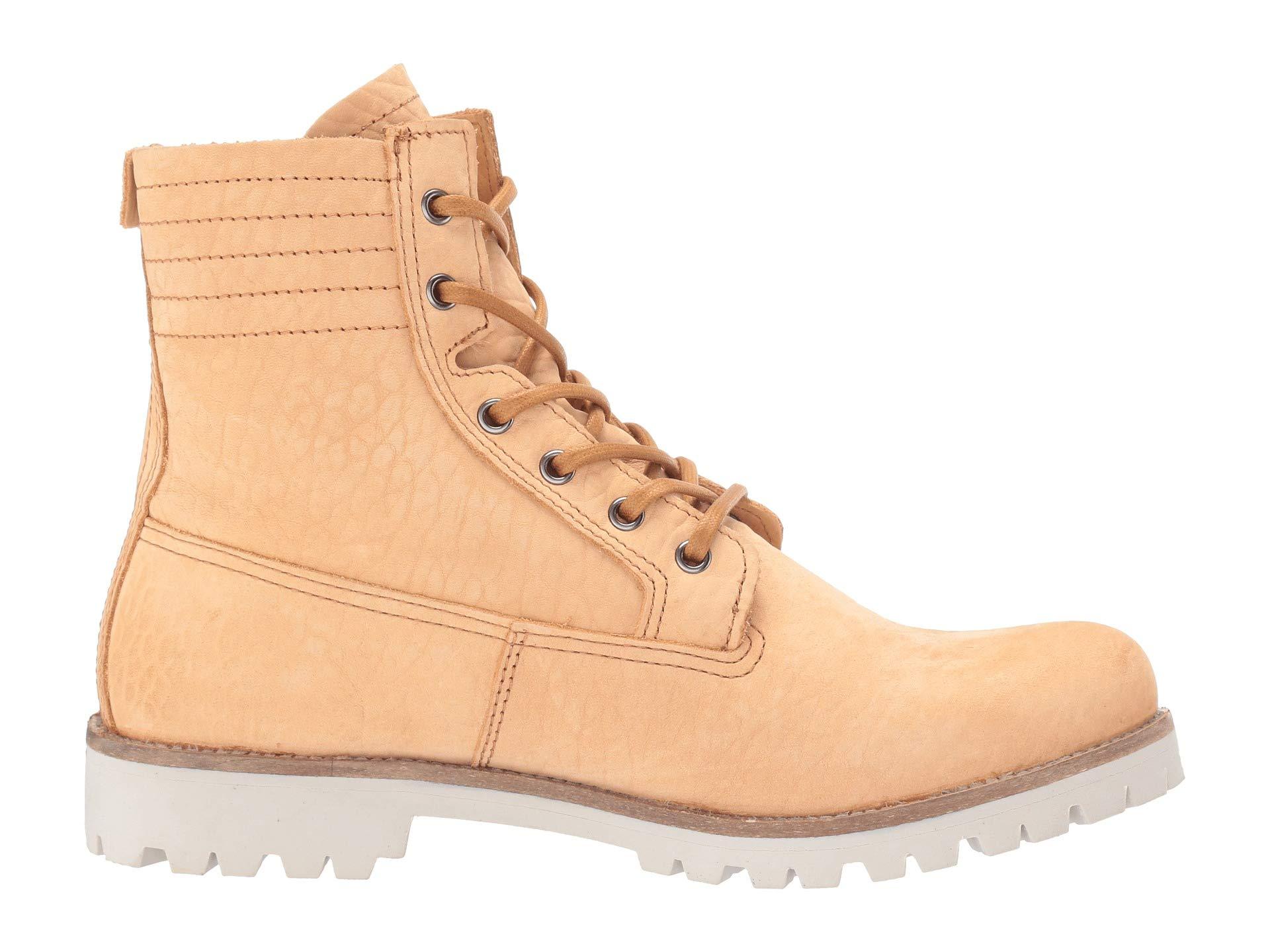 Blackstone Leather Laceup Sheepskin Boot Ol22 (dark