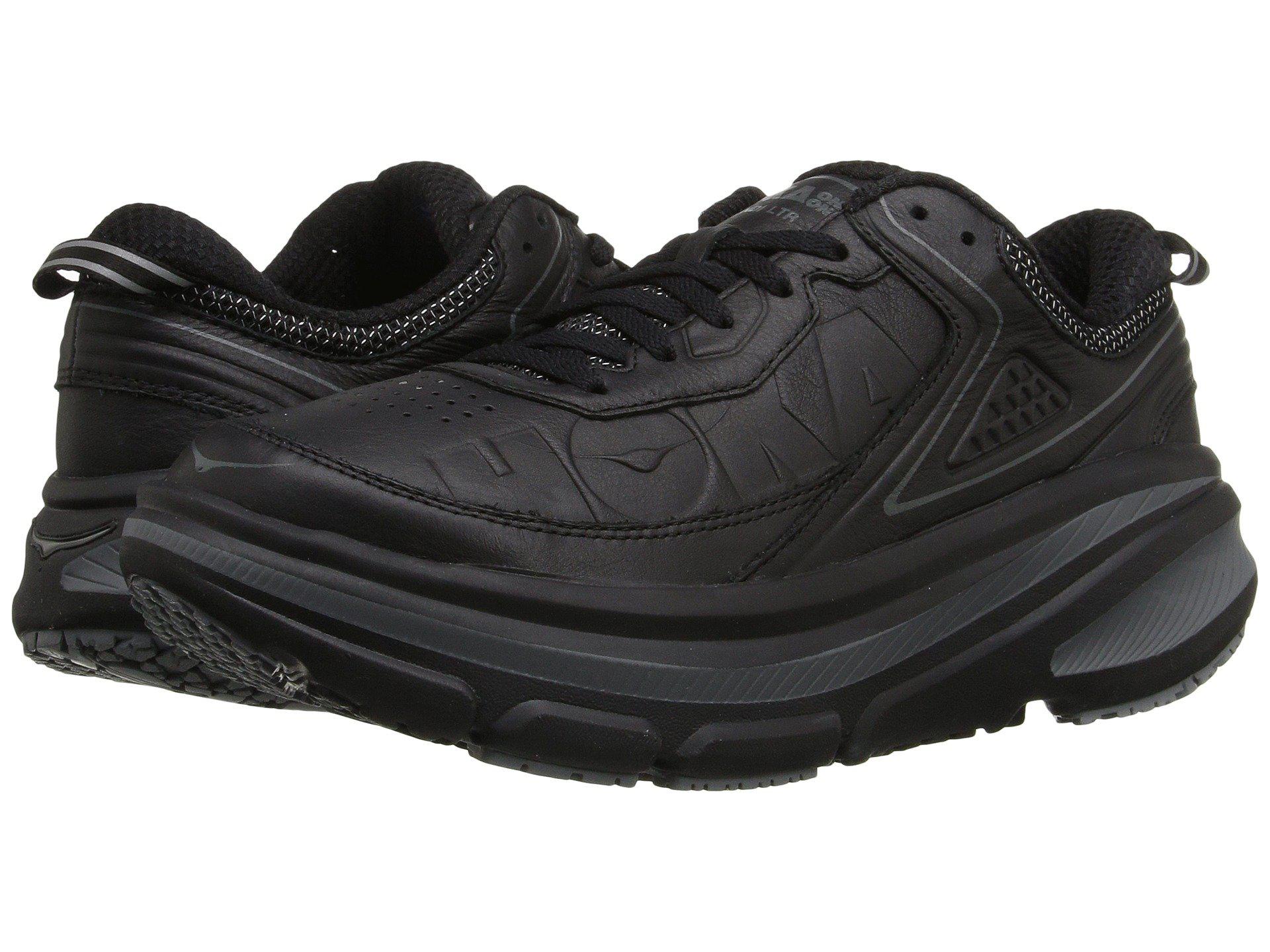 men's hoka one one bondi leather