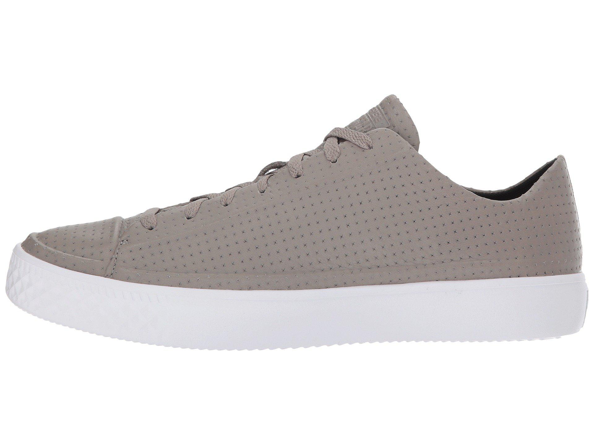 converse perforated leather