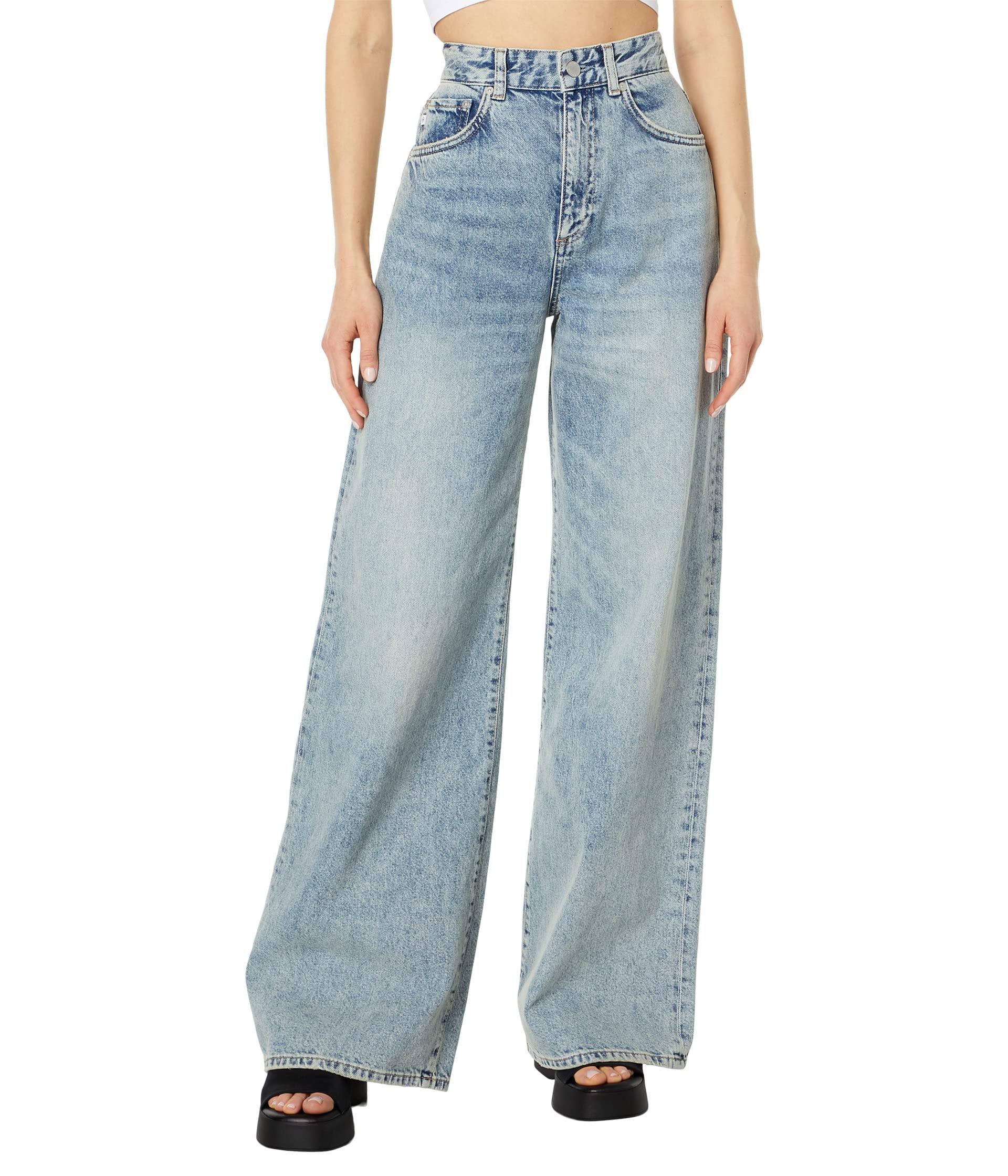 AG Jeans Deven High-rise Ultra Wide Leg In Nomad in Blue | Lyst