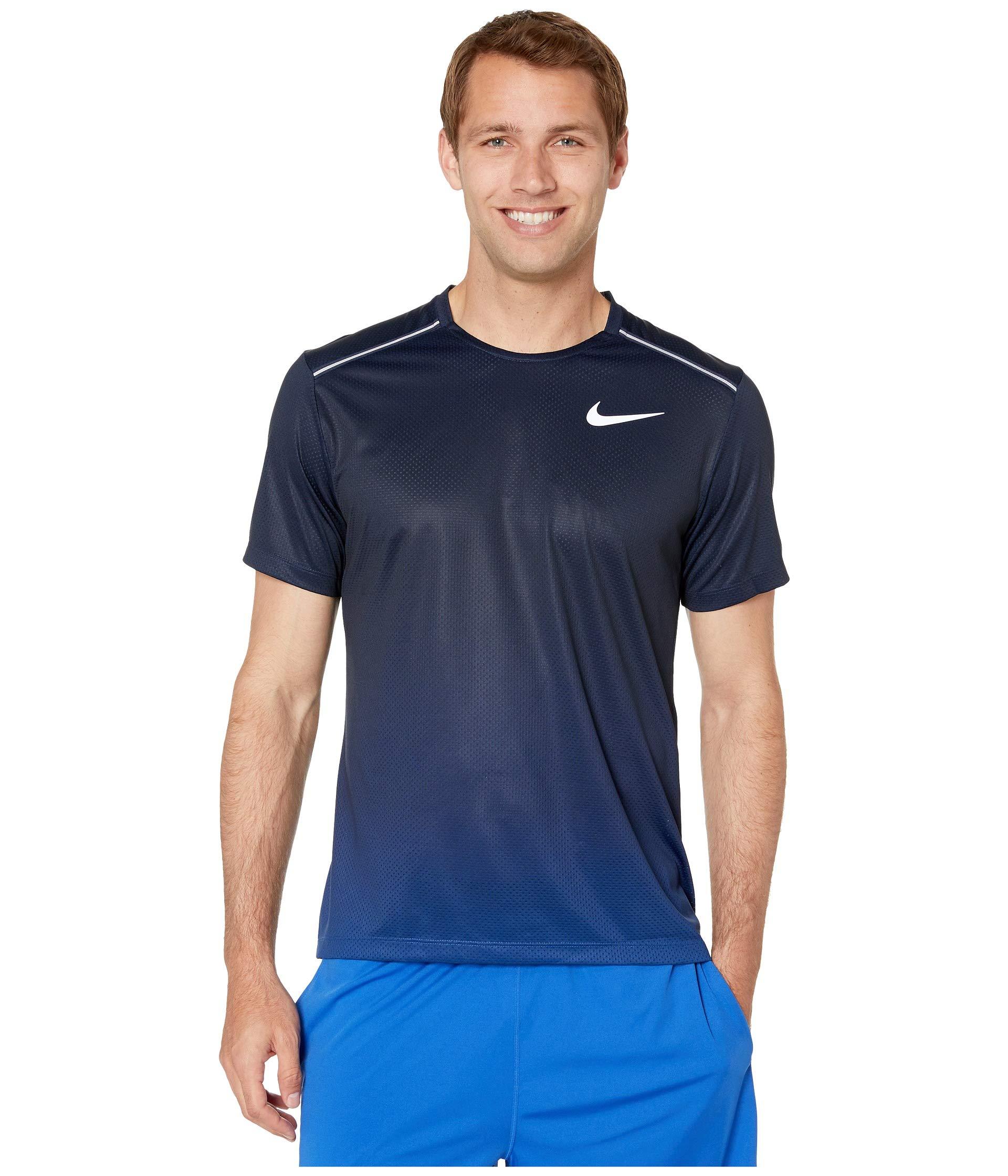running dry miler t-shirt in blue