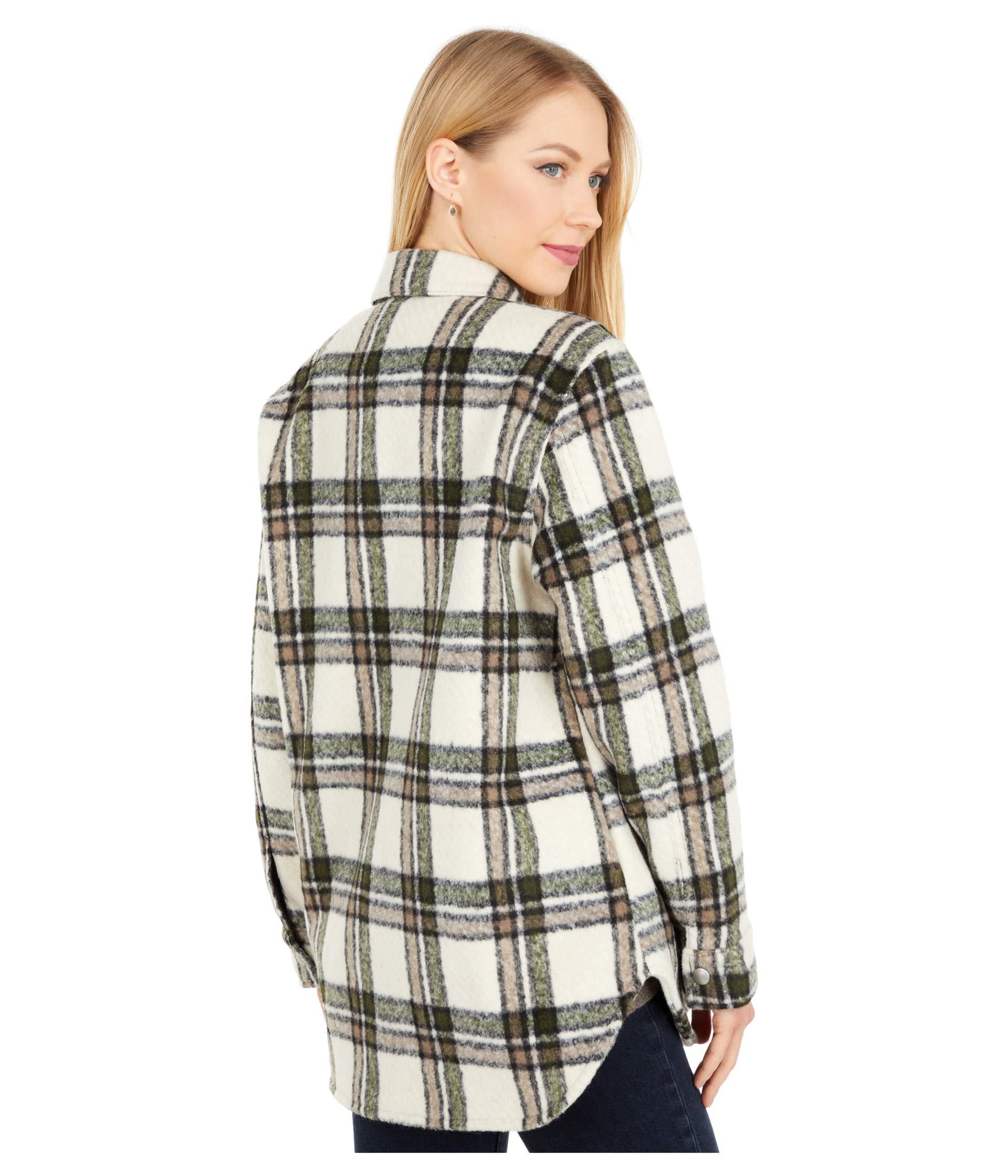 Blank NYC Oversized Flannel Shirt 