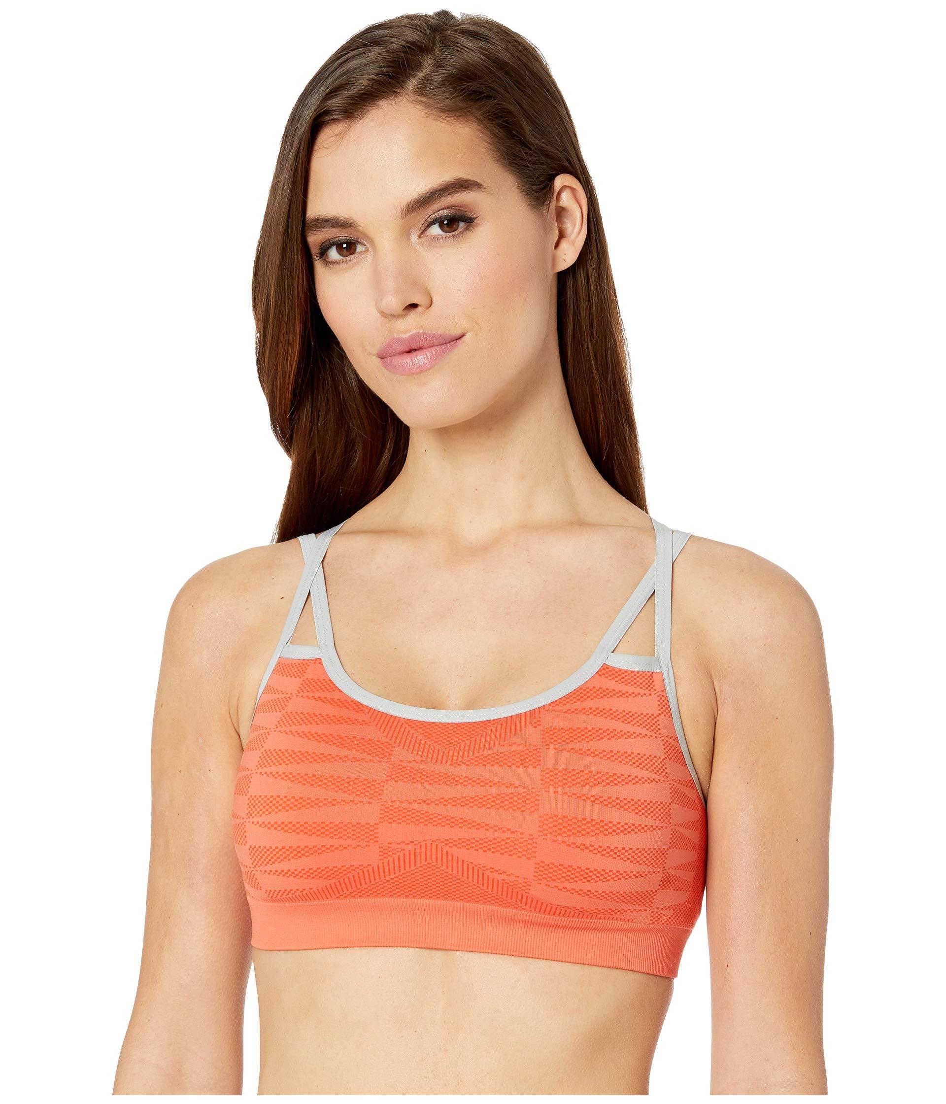 Smartwool Wool Merino Seamless Strappy Bra in Orange Lyst