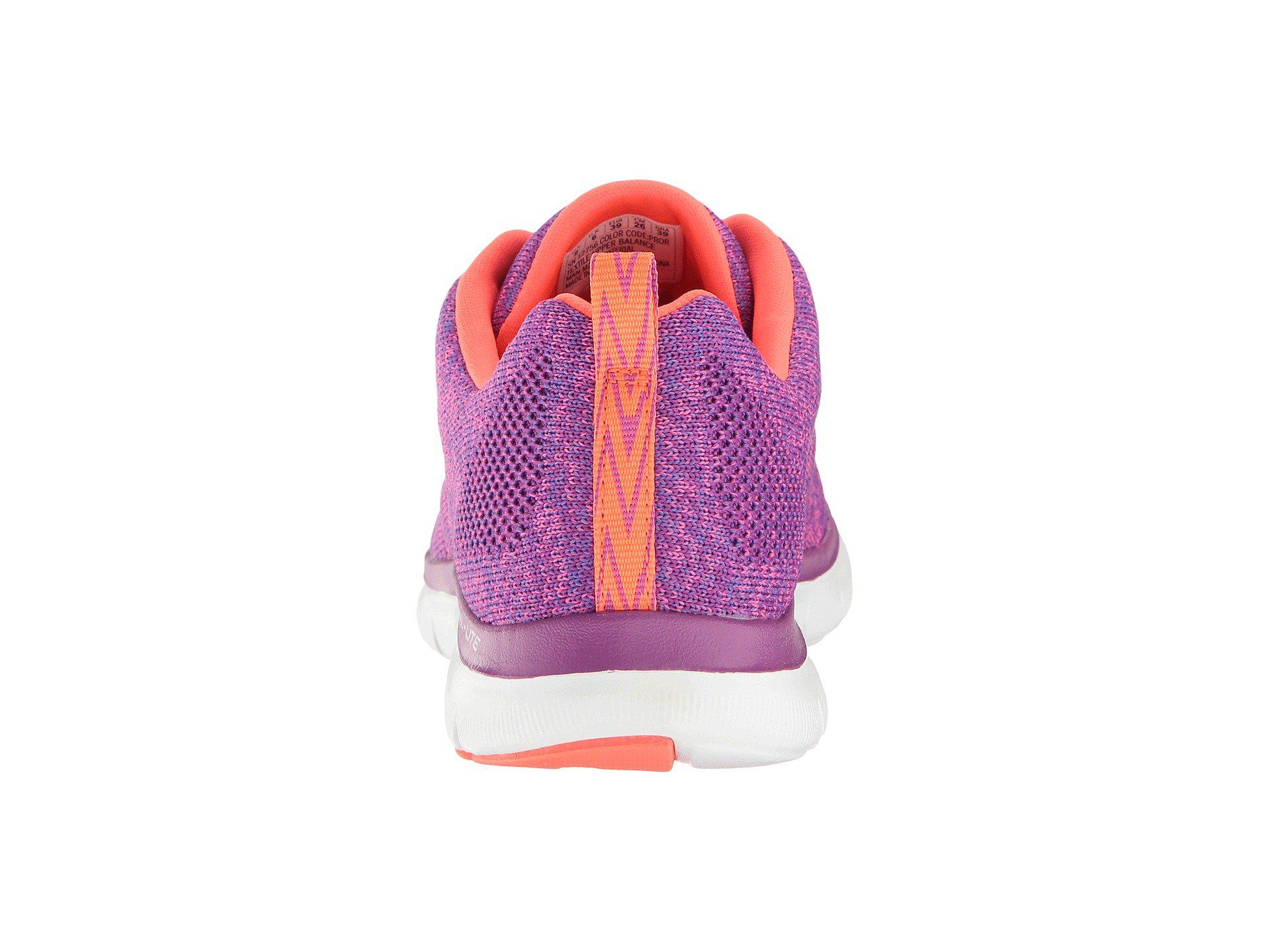 skechers flex appeal orange