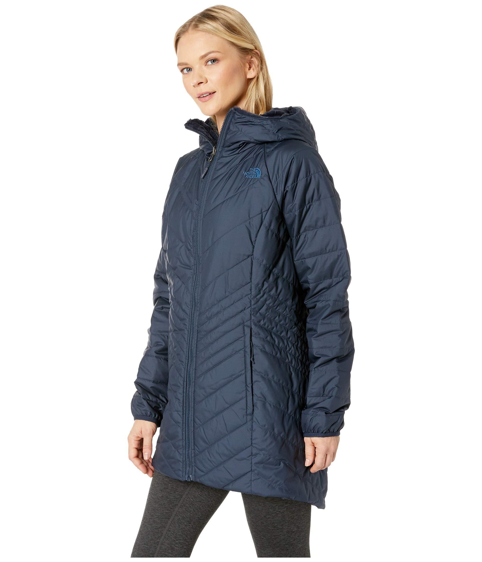 north face women's mossbud reversible parka
