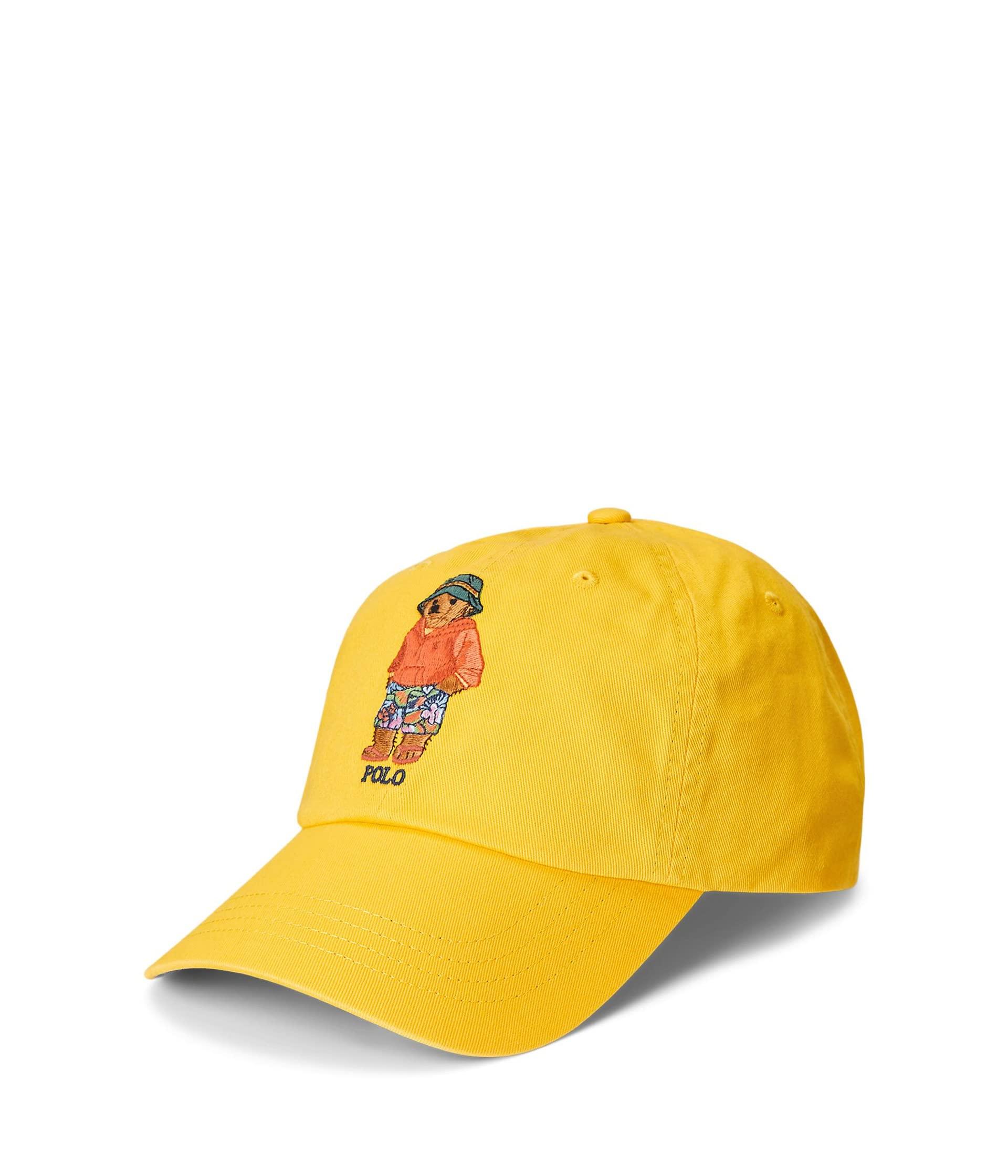 Polo Ralph Lauren Polo Bear Twill Ball Cap in Yellow for Men Lyst