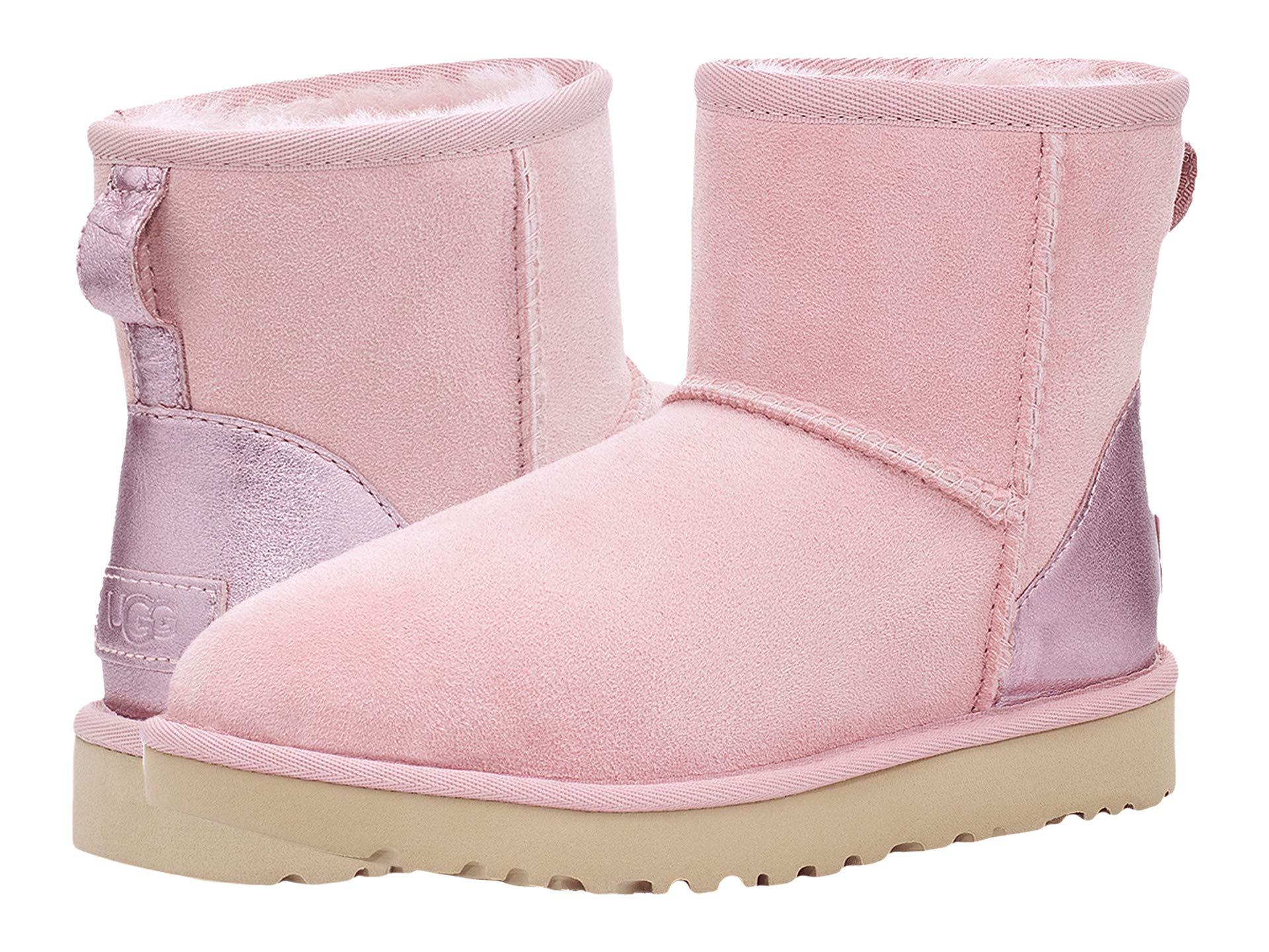pink metallic uggs