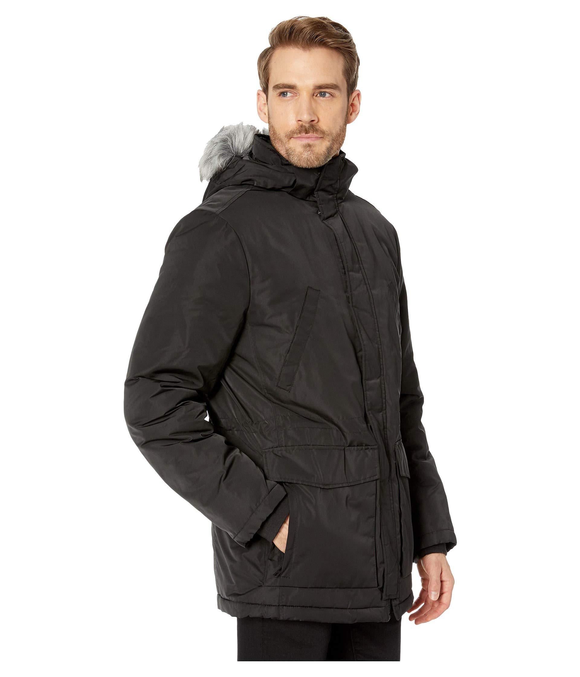 calvin klein nylon hooded jacket