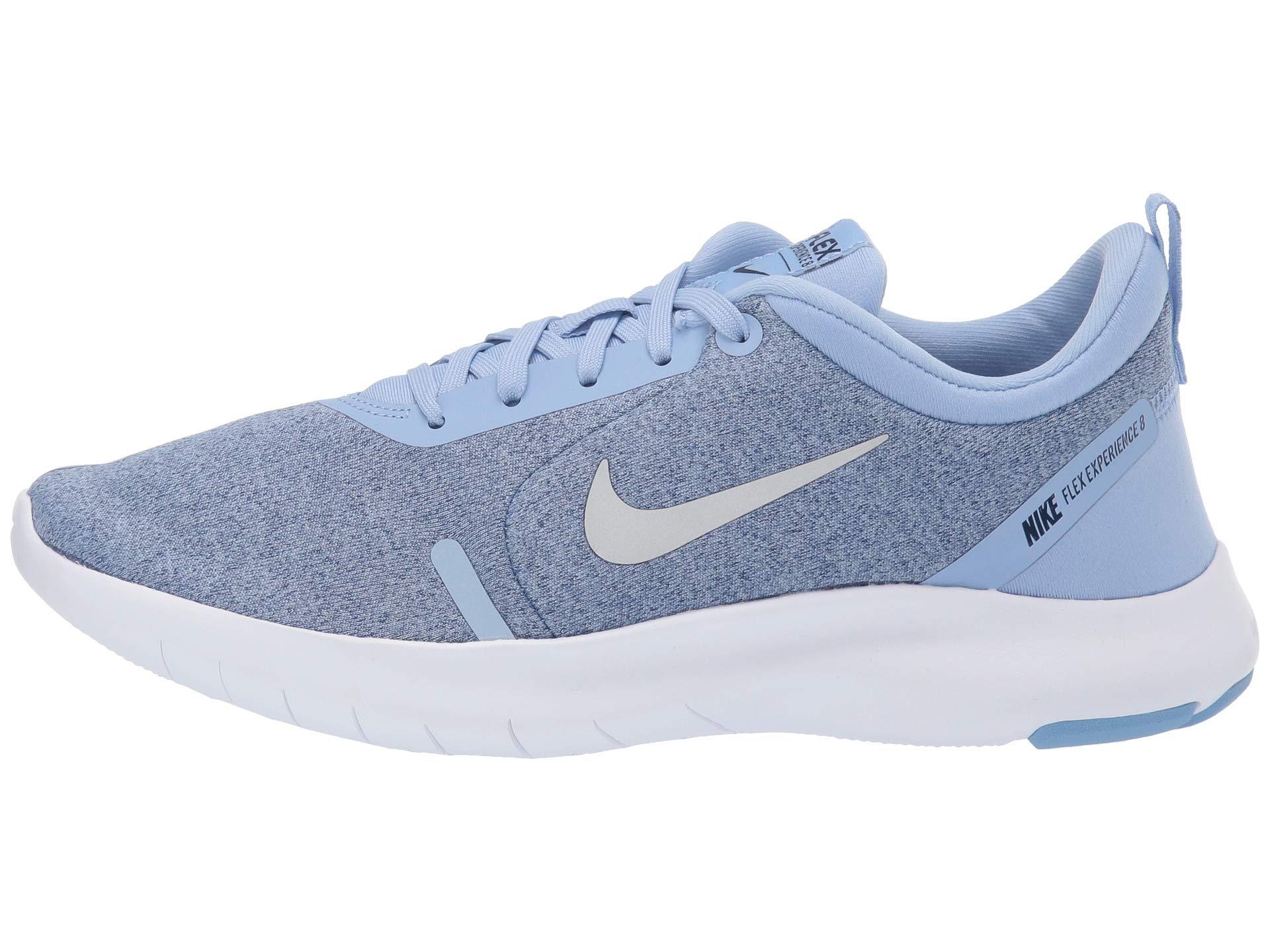 Nike Flex Experience Rn 8 (white/white/pure Platinum/wolf Grey) Women's  Running Shoes in Blue | Lyst