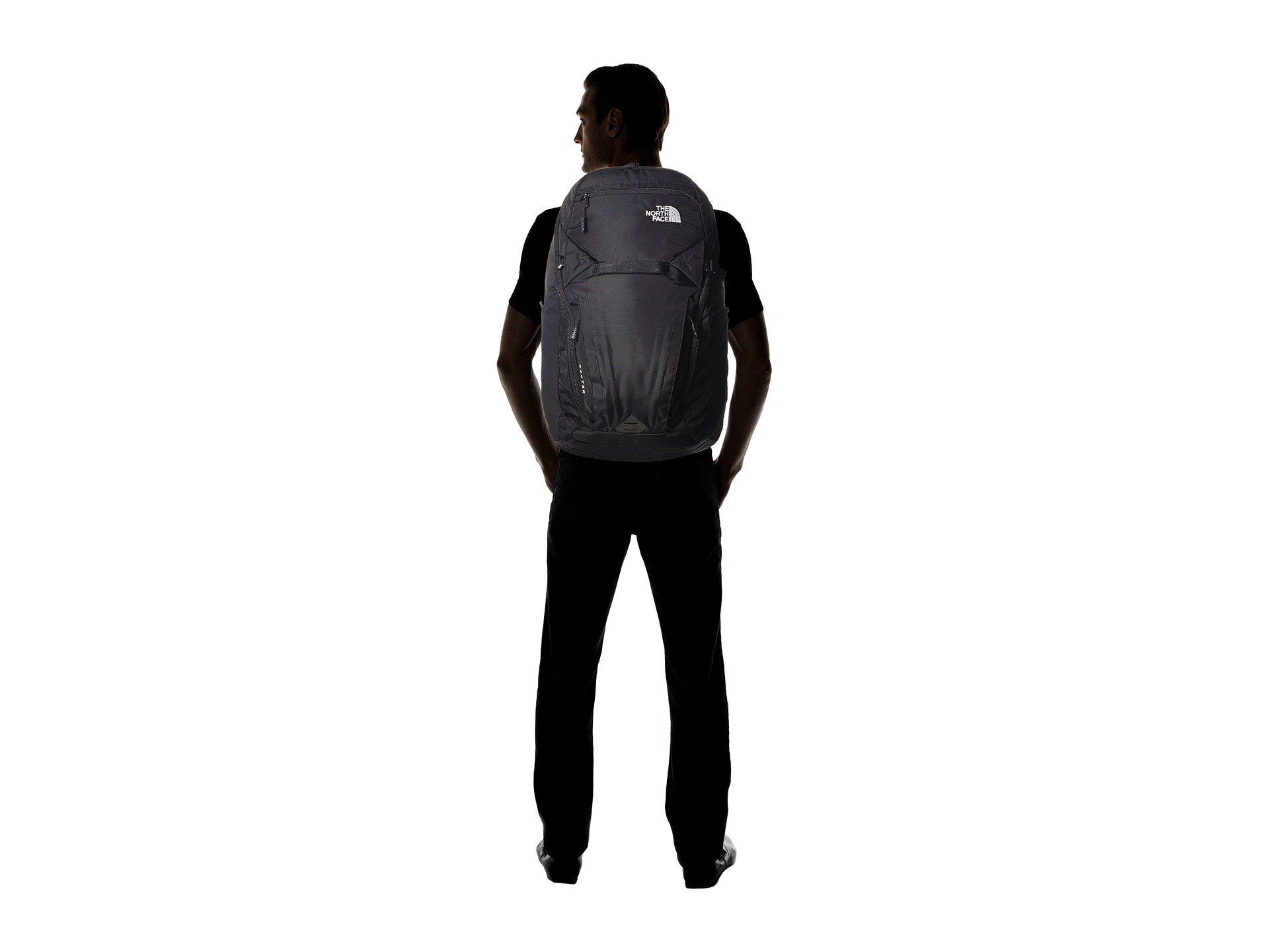 the north face router backpack tnf black