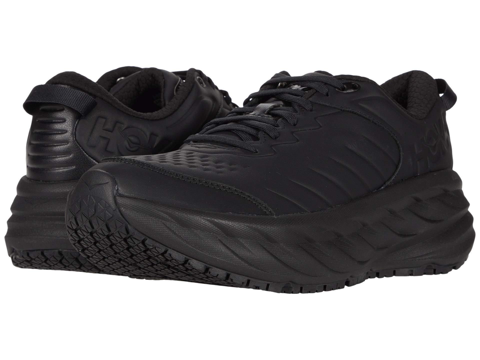 men's hoka one one bondi leather