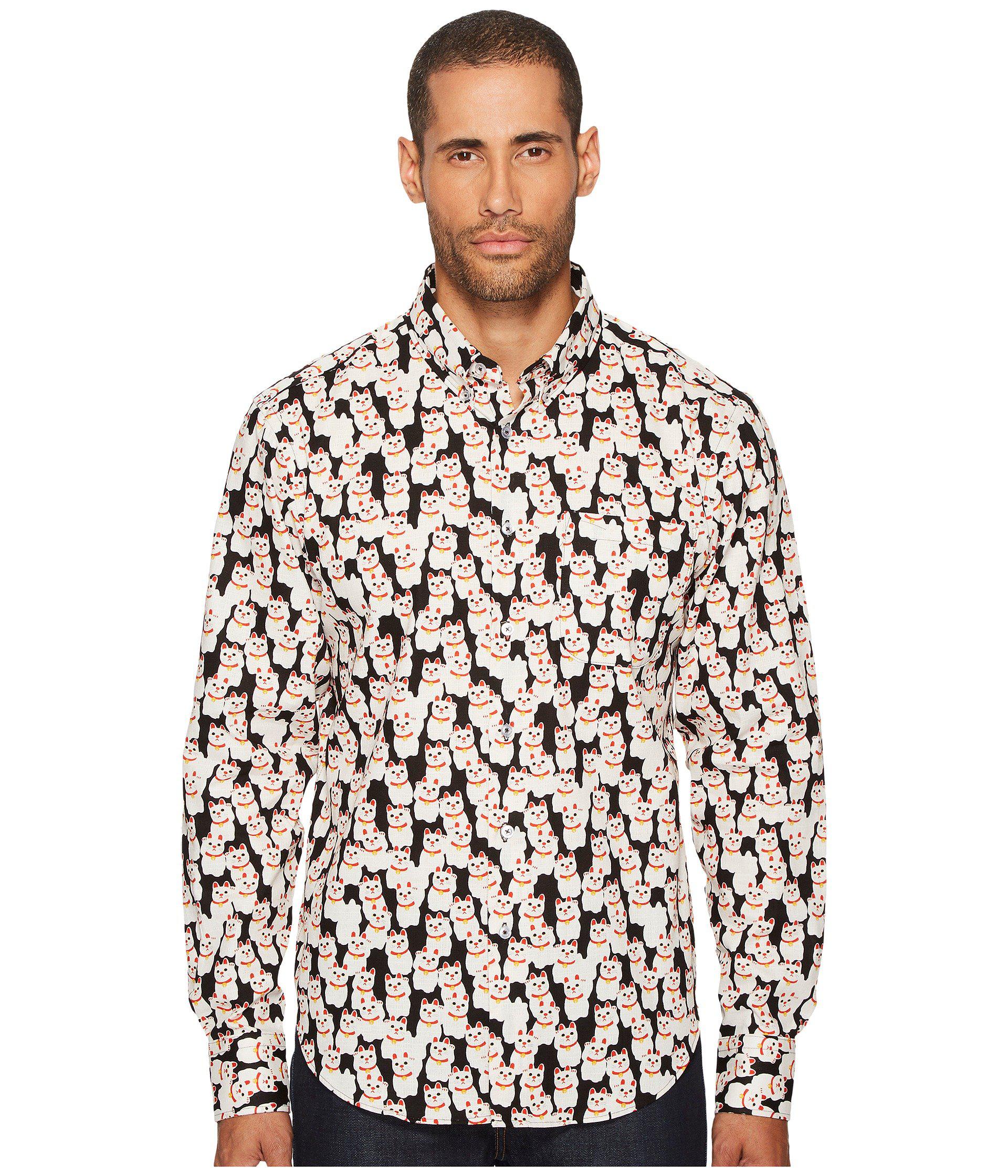 naked and famous cat shirt