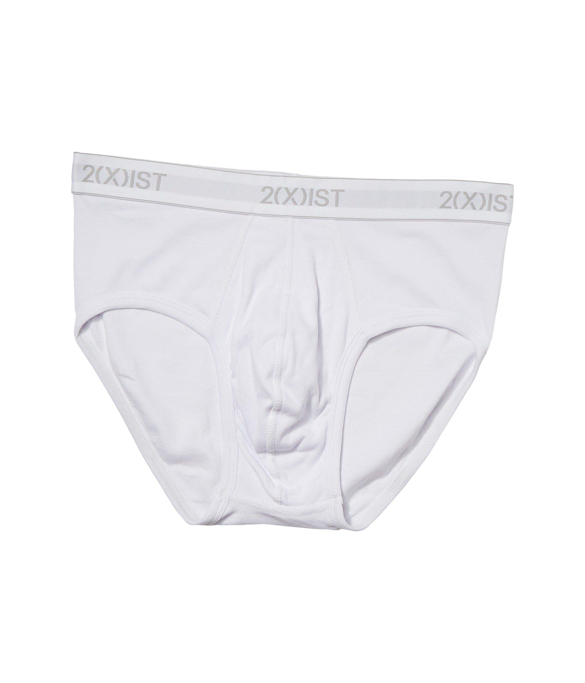 2xist Cotton 2(x)ist 3-pack Essential Contour Pouch Brief in White for ...