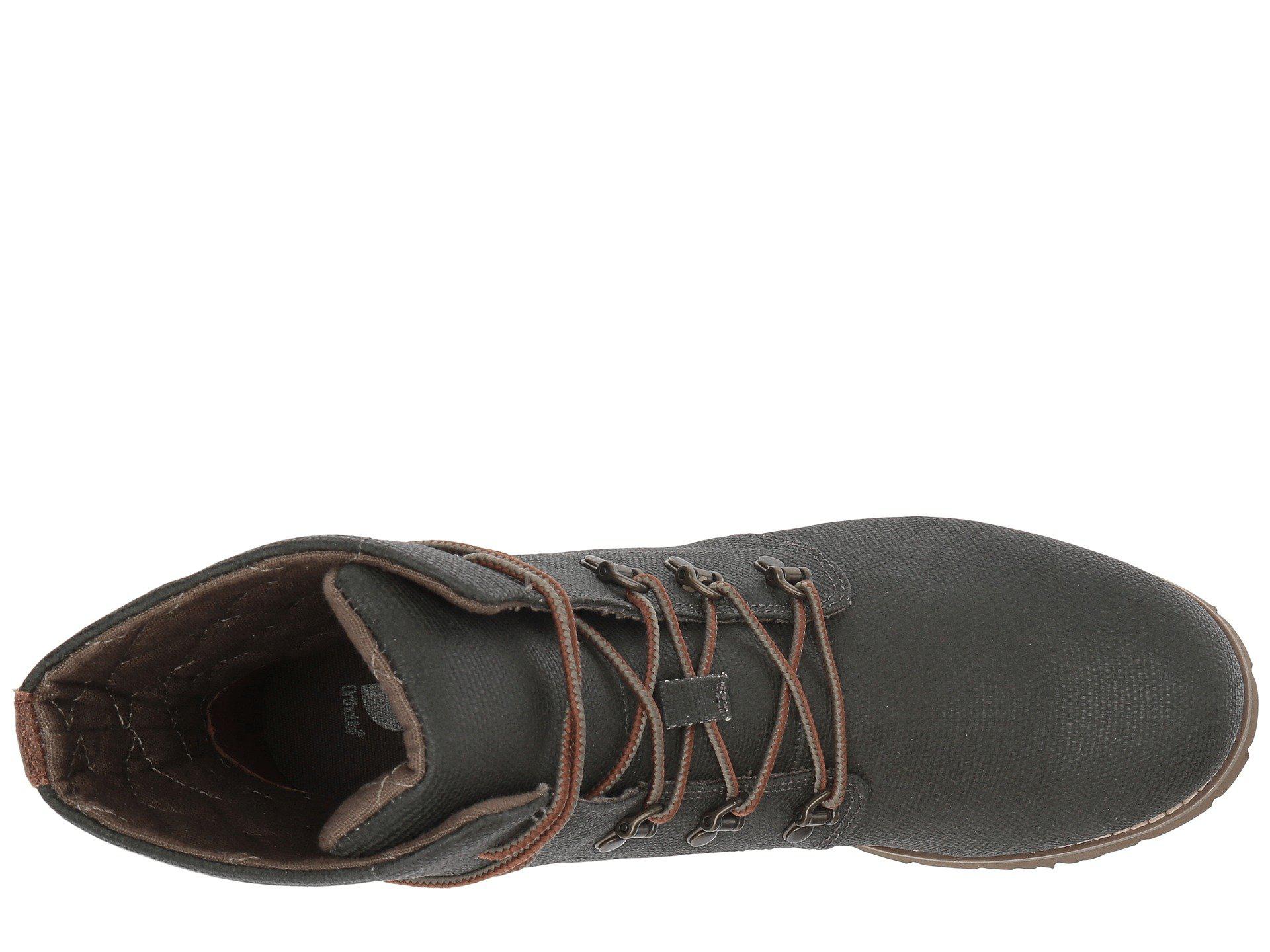 the north face ballard lace ii coated canvas