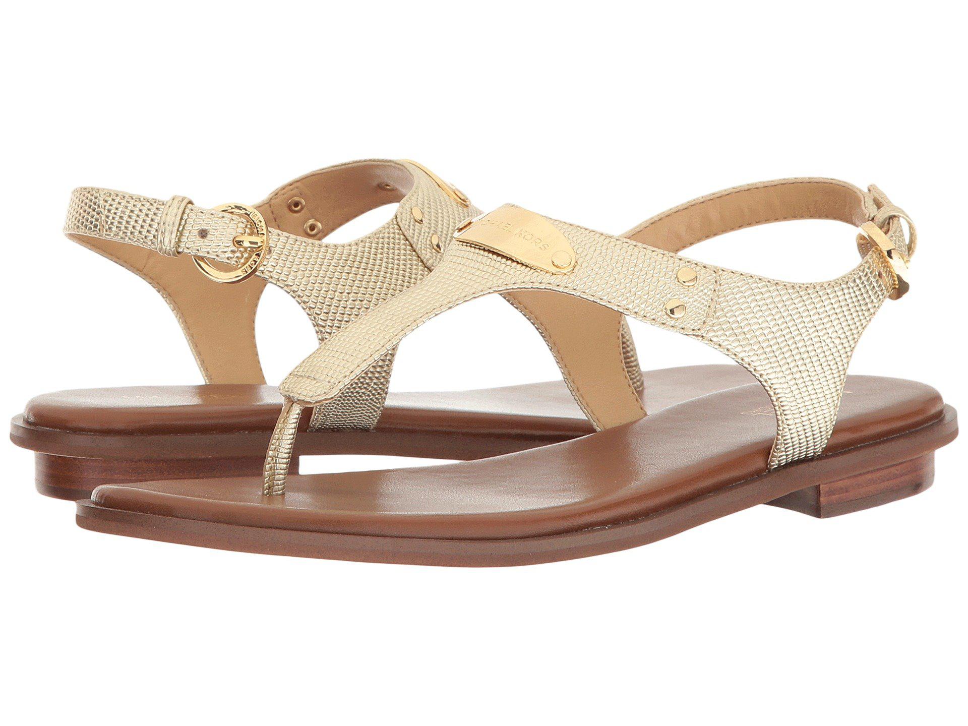 michael kors plated sandals