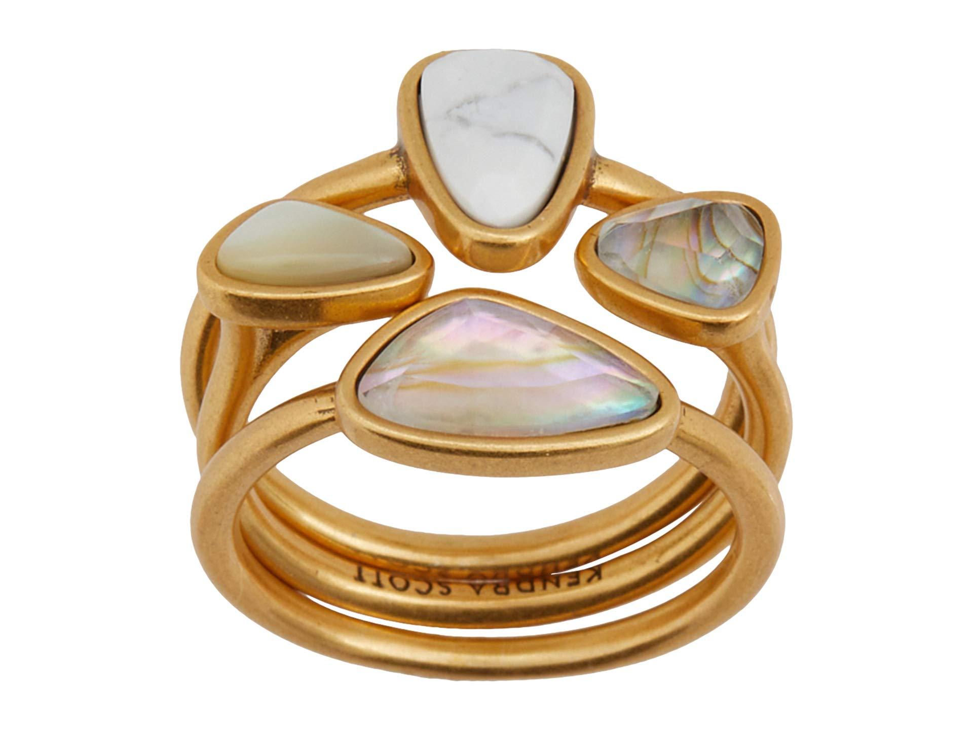 Kendra Scott Ivy Ring Set in Gold (Metallic) Lyst