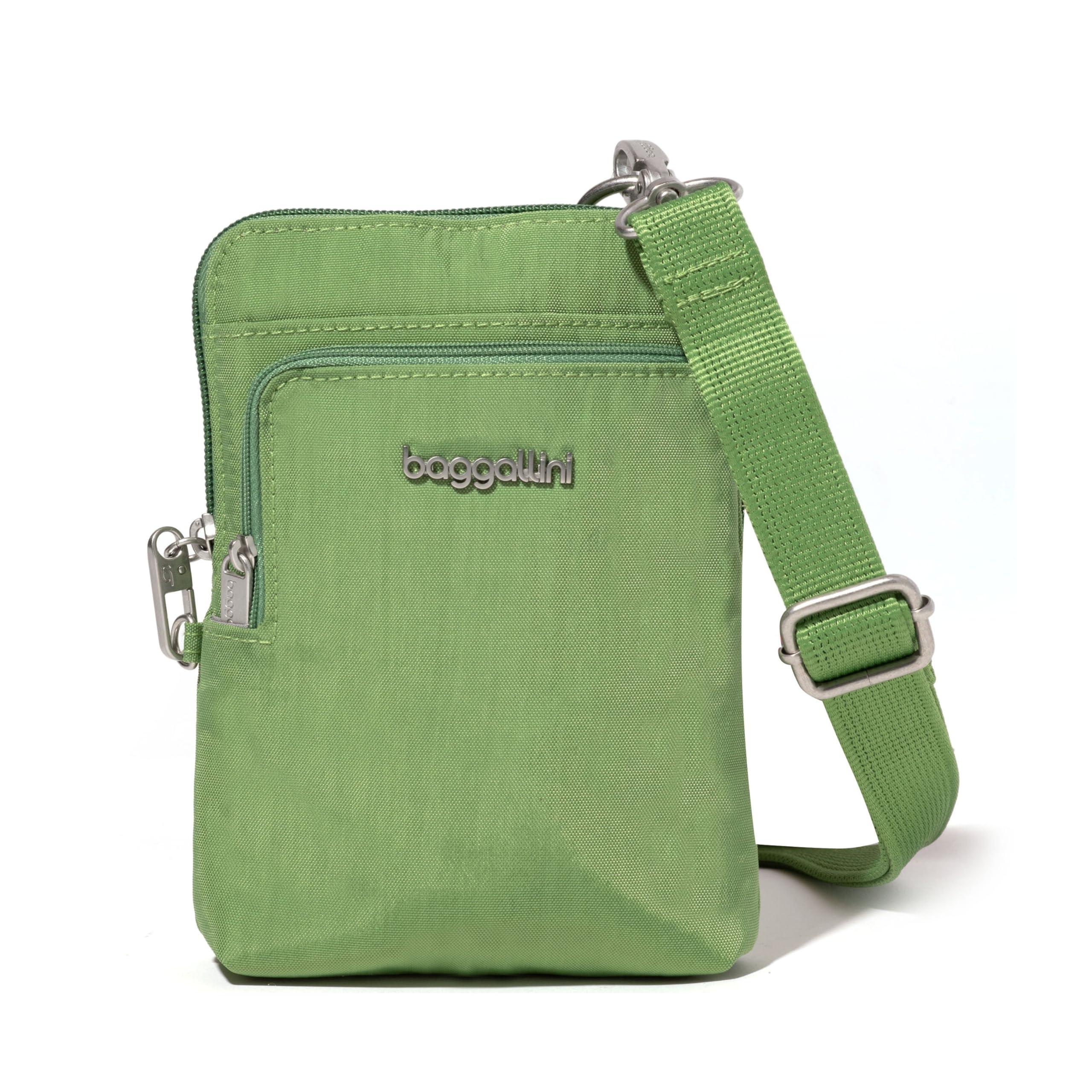 Baggallini Securtex Anti-theft Activity Crossbody Bag in Green | Lyst