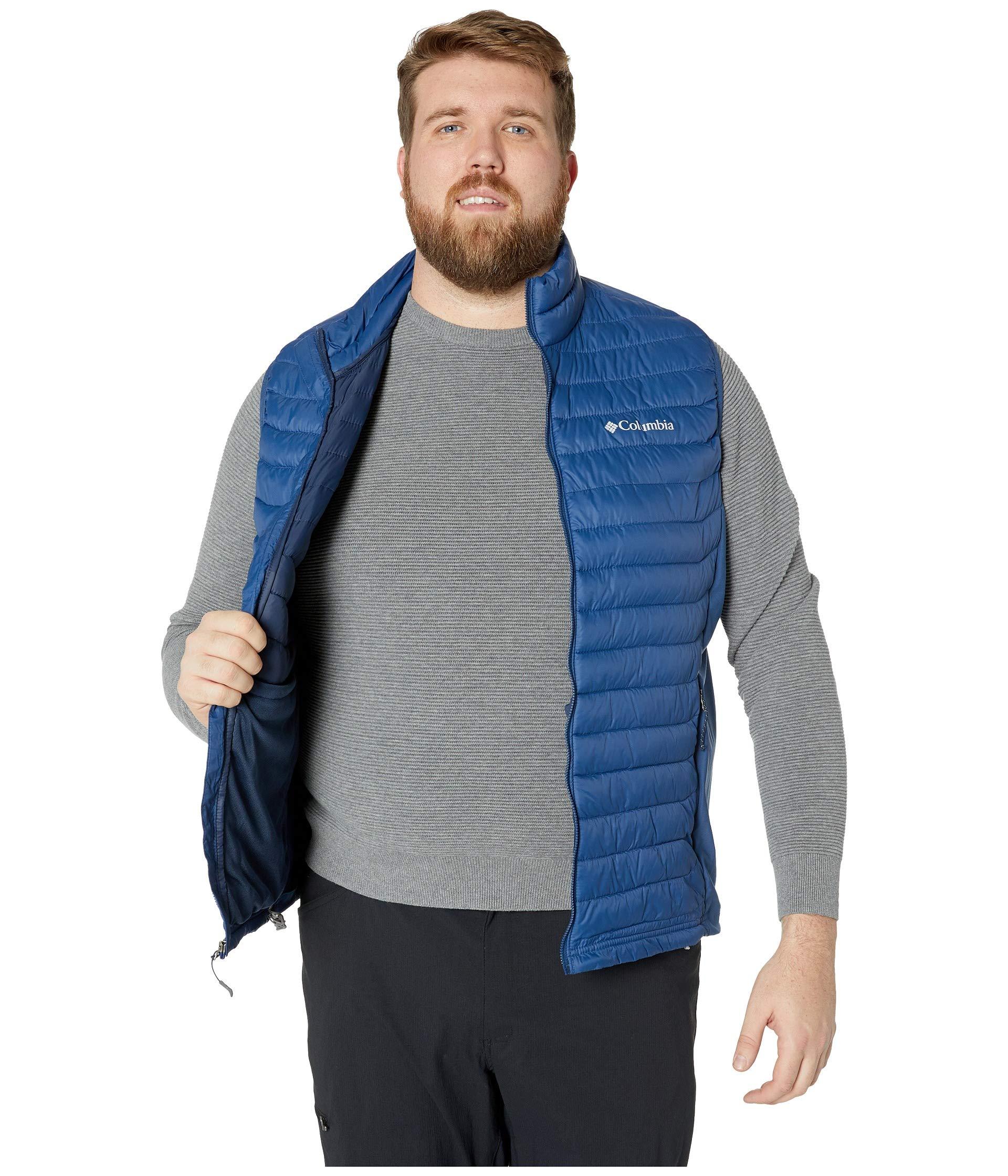 columbia men's powder pass vest
