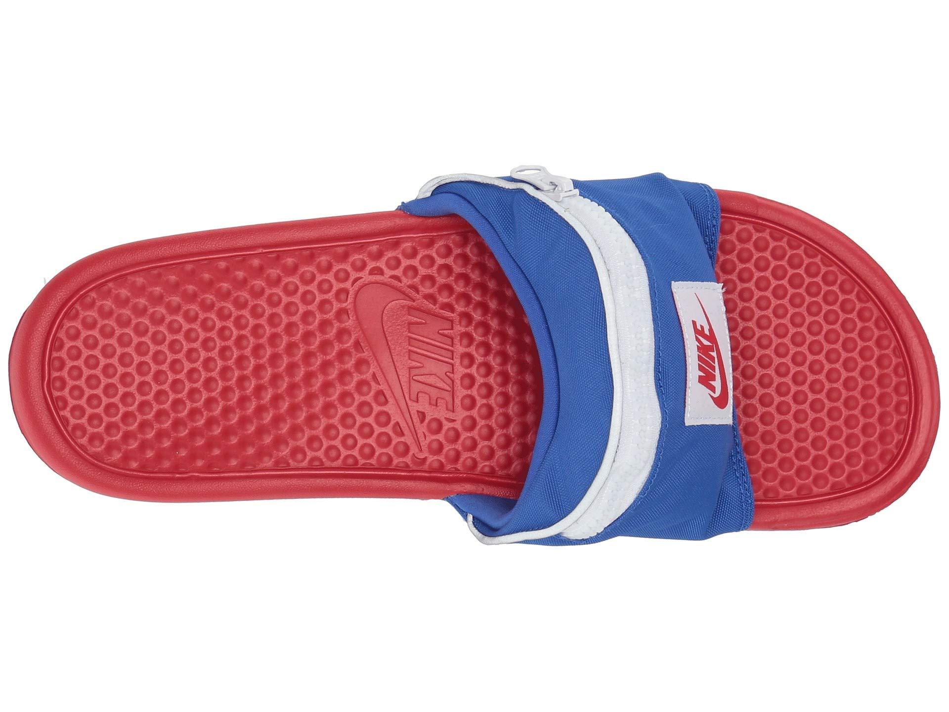 Nike Benassi Jdi Fanny Pack Slide in Blue for Men - Lyst