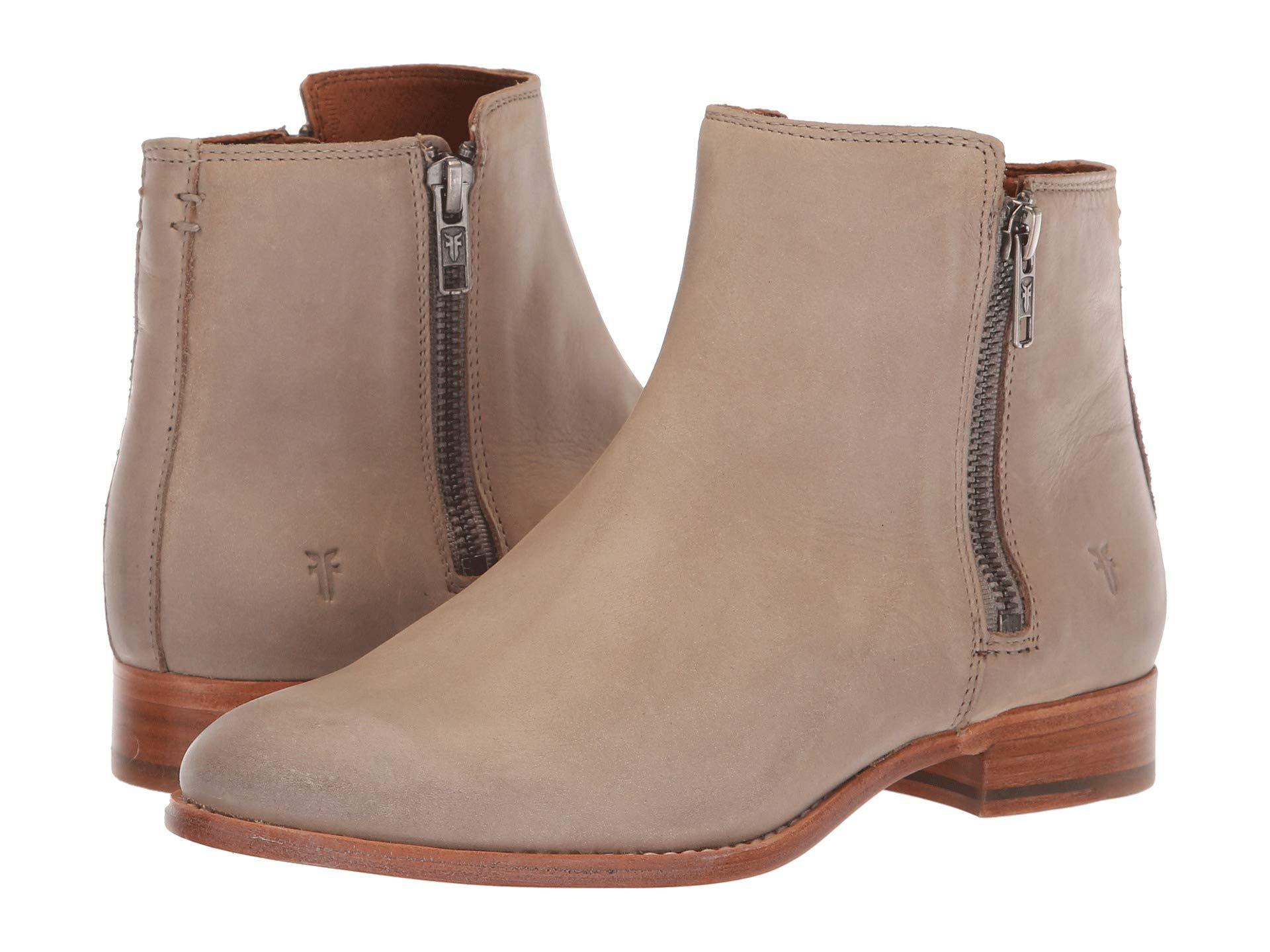 carly double zip bootie