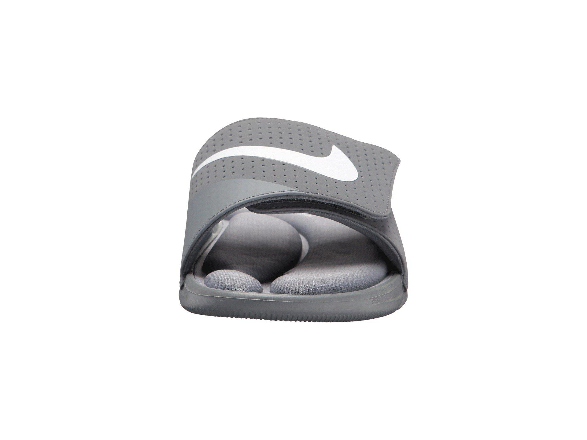 Nike Rubber Ultra Comfort Slide Sandal in Cool Grey/White (Gray) for Men |  Lyst