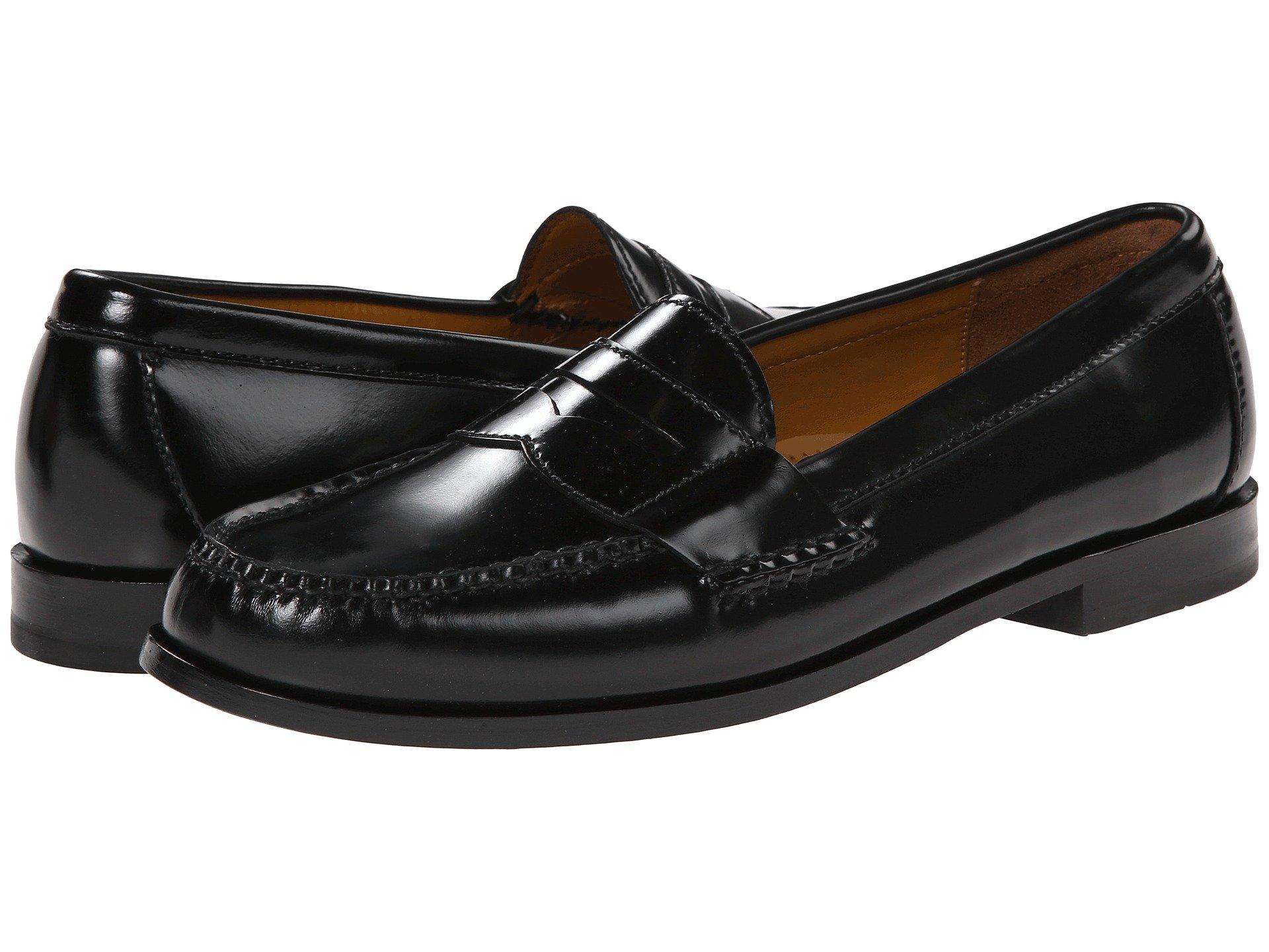 Cole haan clearance black leather loafers