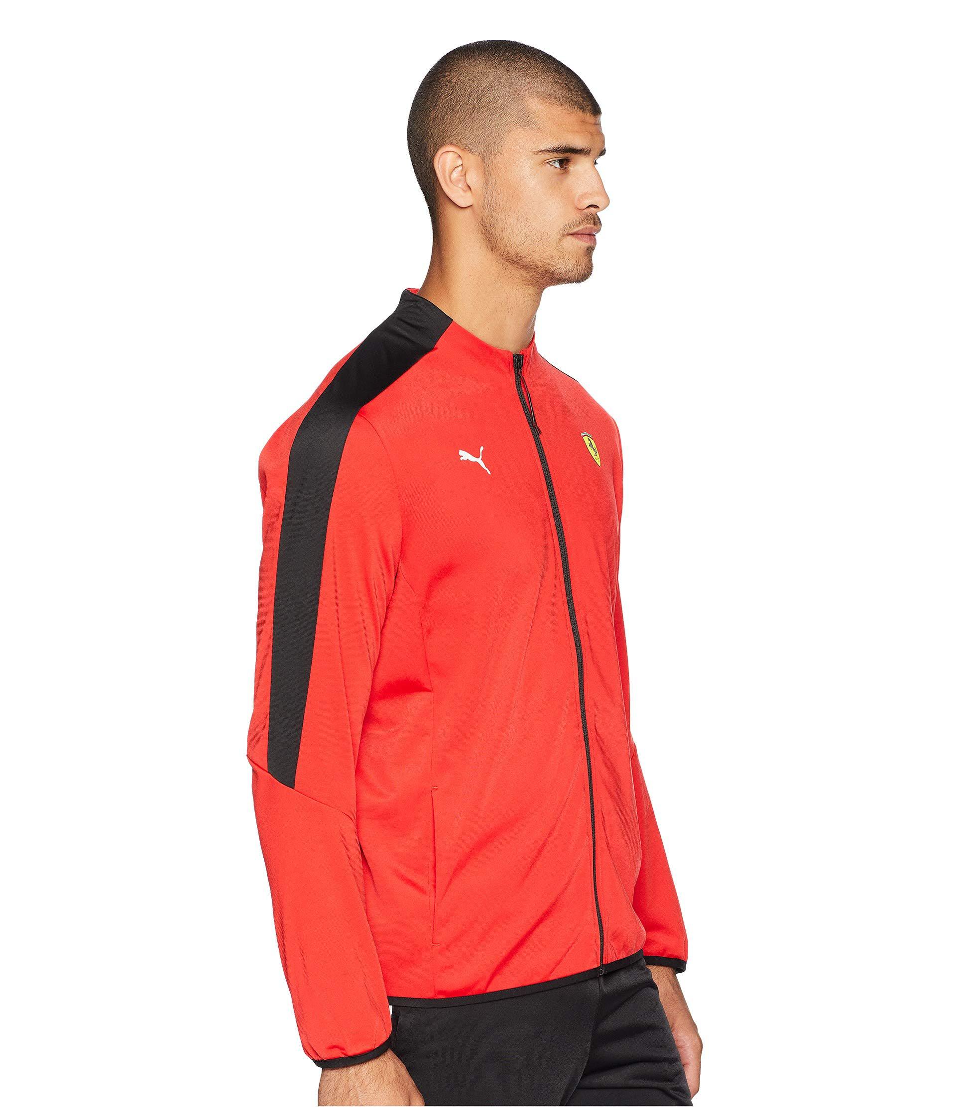 Download PUMA Synthetic Sf T7 Track Jacket (rosso Corsa) Men's Coat ...