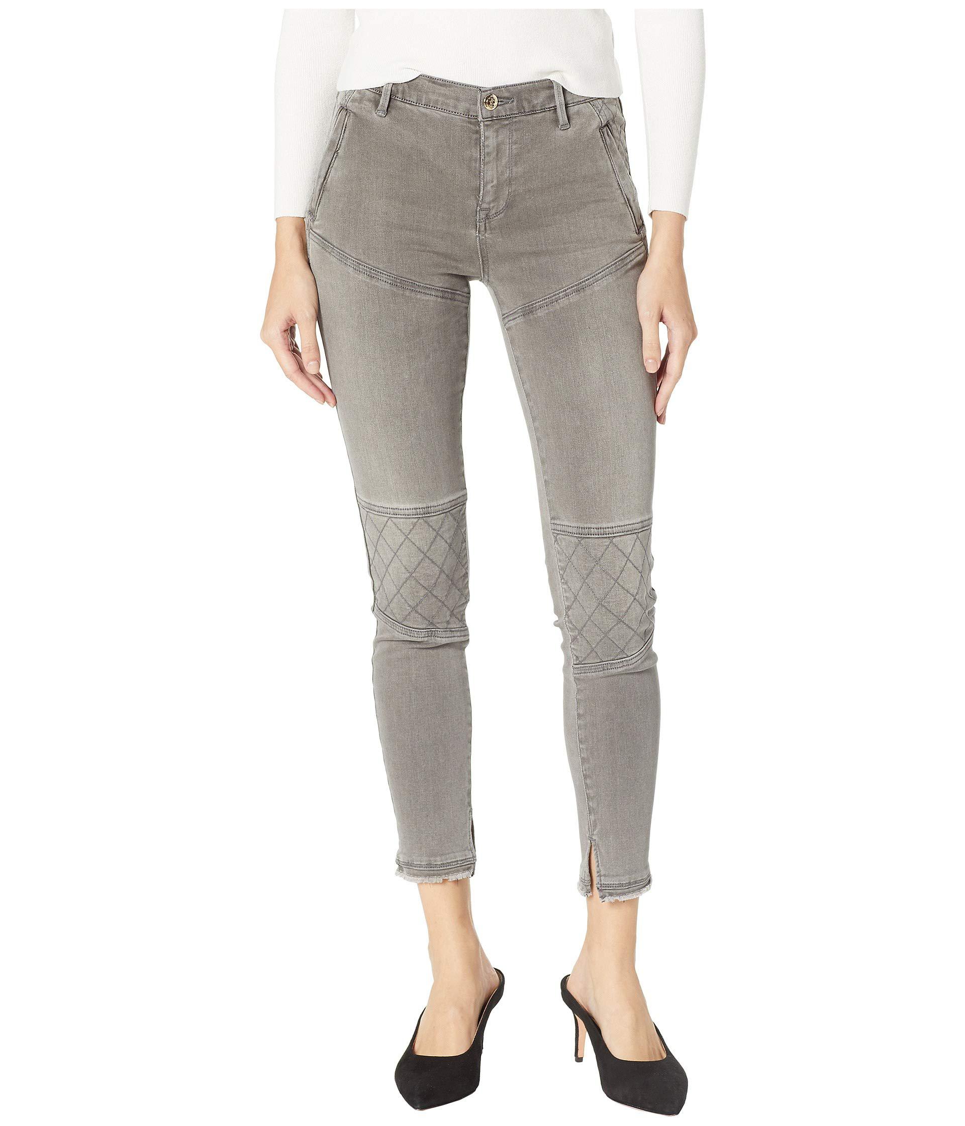 Juicy Couture Denim Quilted Moto Jeggings (faded Argent) Women's Jeans in  Gray - Lyst