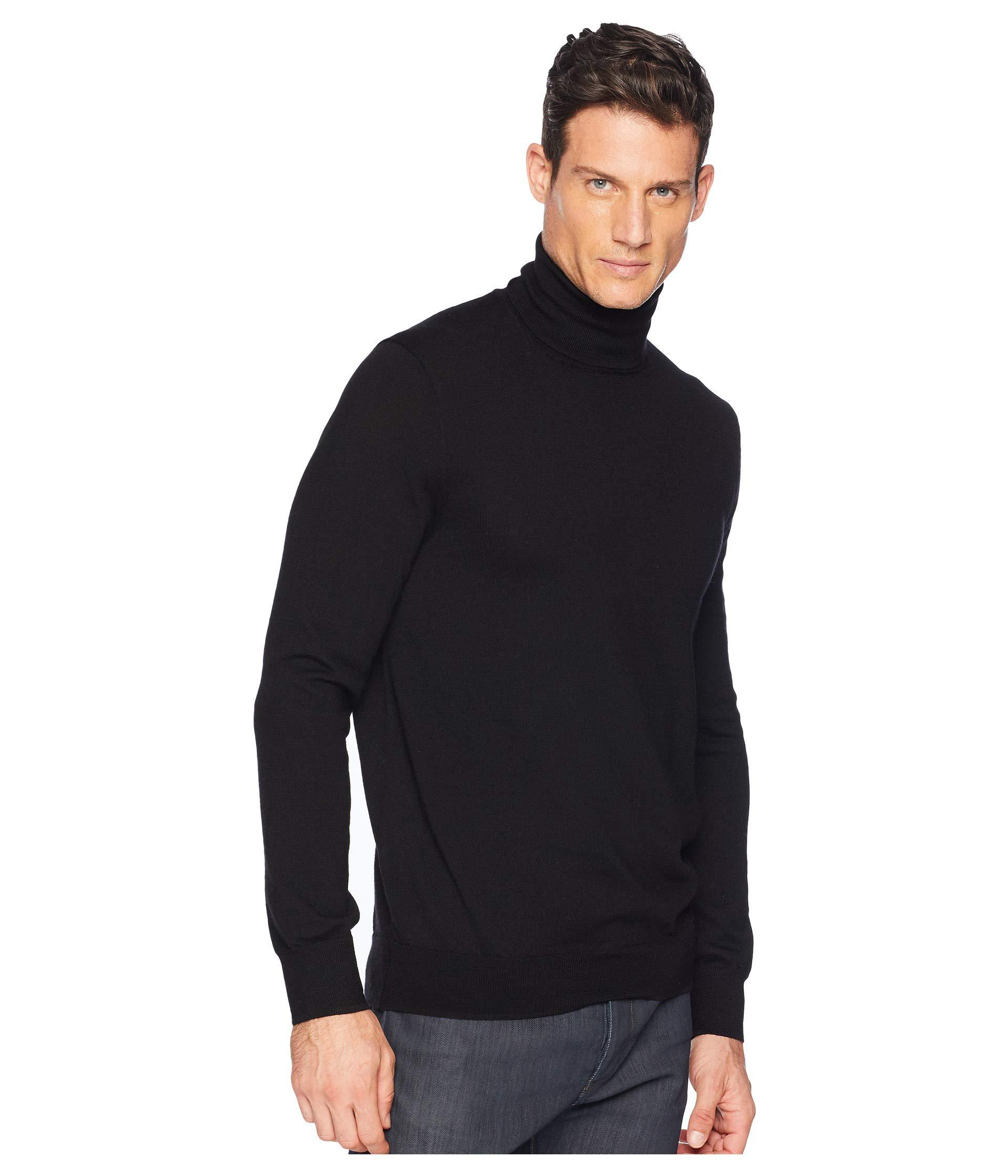 Polo Ralph Lauren Wool Washable Merino Turtleneck Sweater (polo Black ...