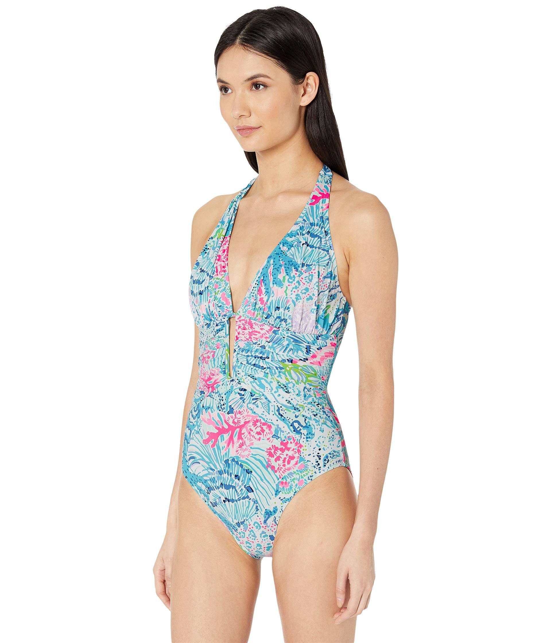 lanai halter one piece suit